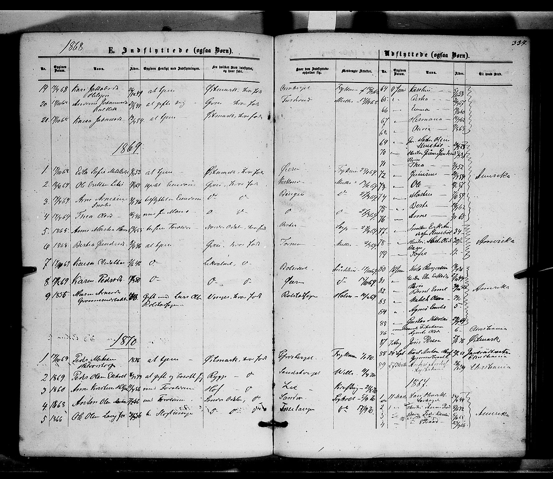 Brandval prestekontor, SAH/PREST-034/H/Ha/Haa/L0001: Parish register (official) no. 1, 1864-1879, p. 337