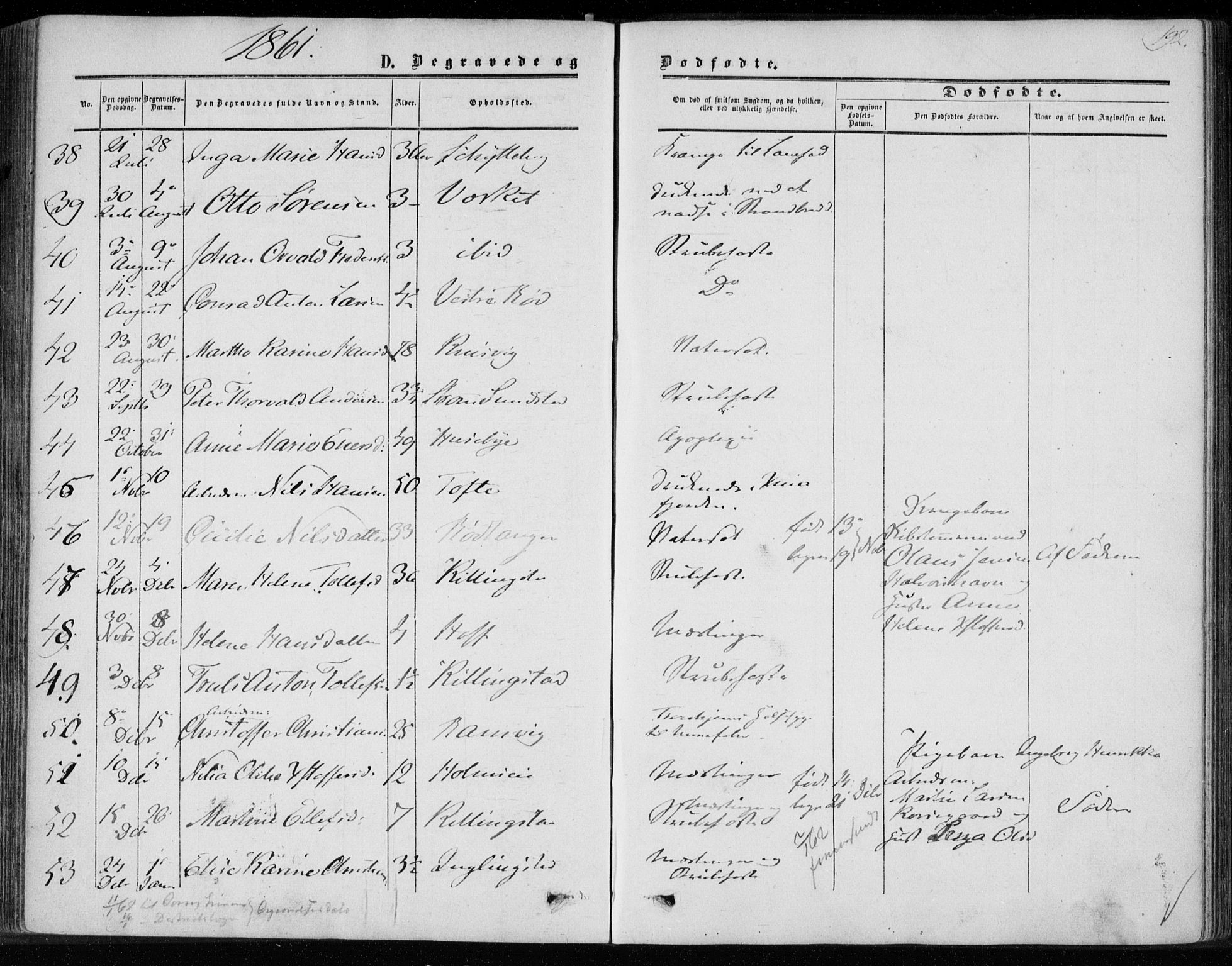 Hurum kirkebøker, SAKO/A-229/F/Fa/L0012: Parish register (official) no. 12, 1861-1875, p. 192