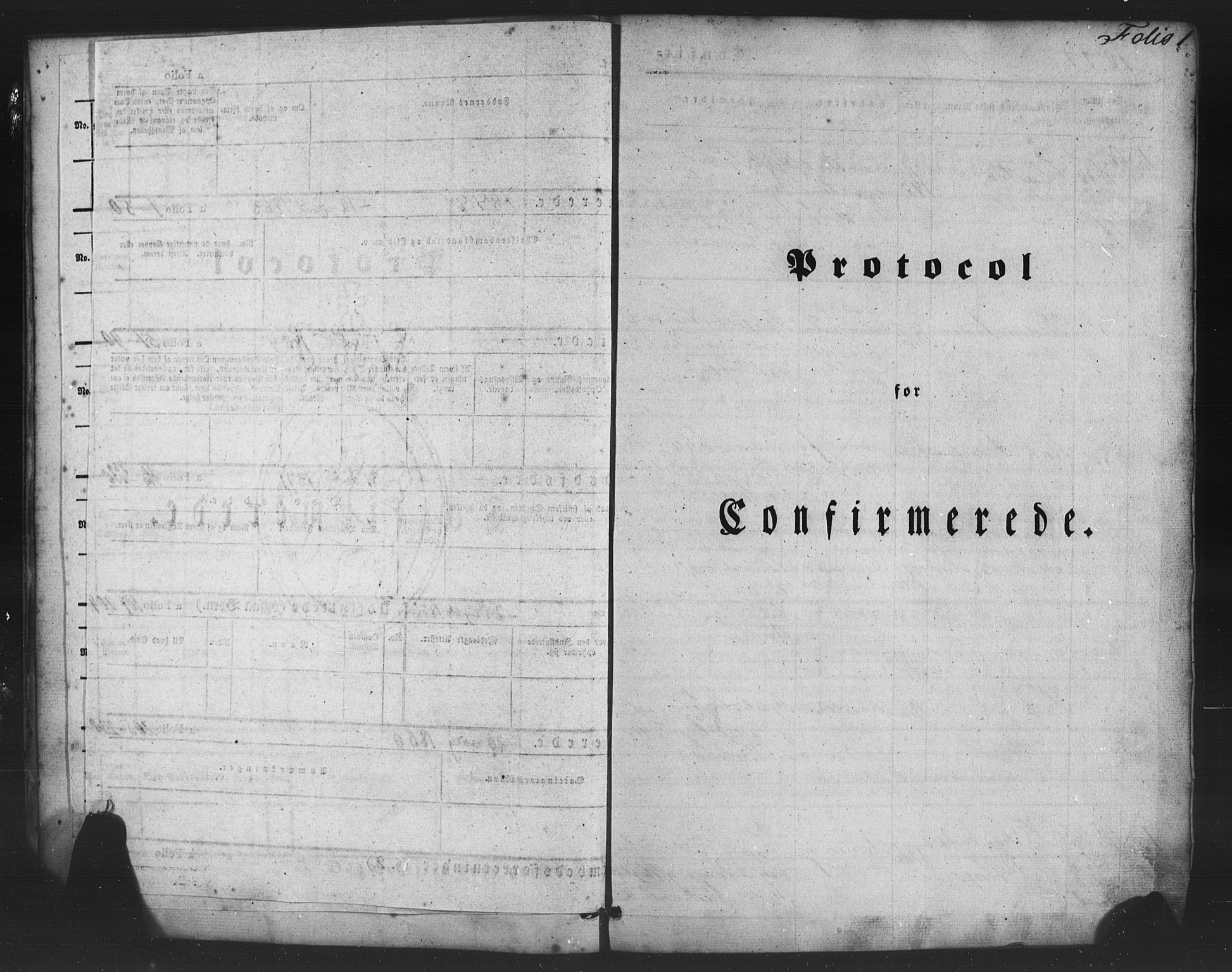 St. Jørgens hospital og Årstad sokneprestembete, AV/SAB-A-99934: Parish register (copy) no. A 5, 1844-1871, p. 1