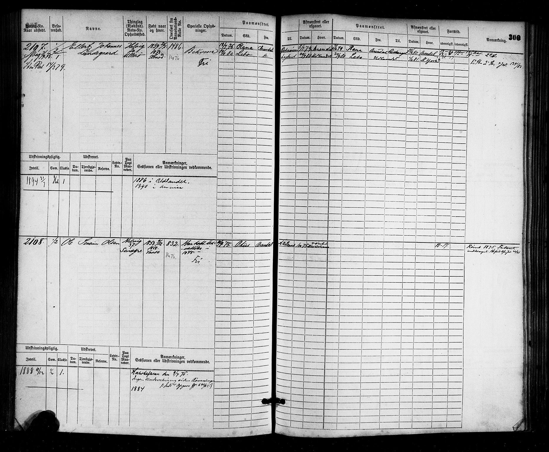 Farsund mønstringskrets, AV/SAK-2031-0017/F/Fb/L0003: Hovedrulle nr 1509-2274, M-6, 1868-1915, p. 306