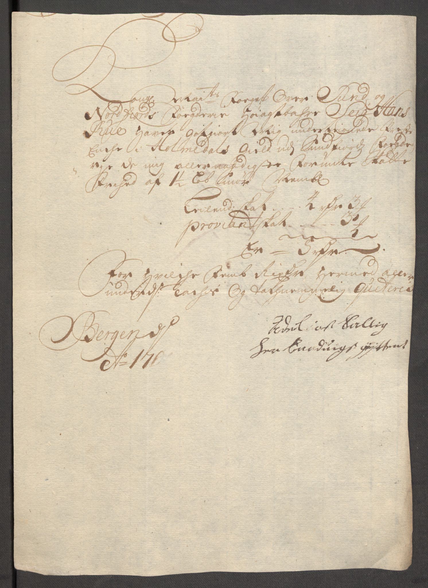 Rentekammeret inntil 1814, Reviderte regnskaper, Fogderegnskap, AV/RA-EA-4092/R53/L3432: Fogderegnskap Sunn- og Nordfjord, 1709, p. 157