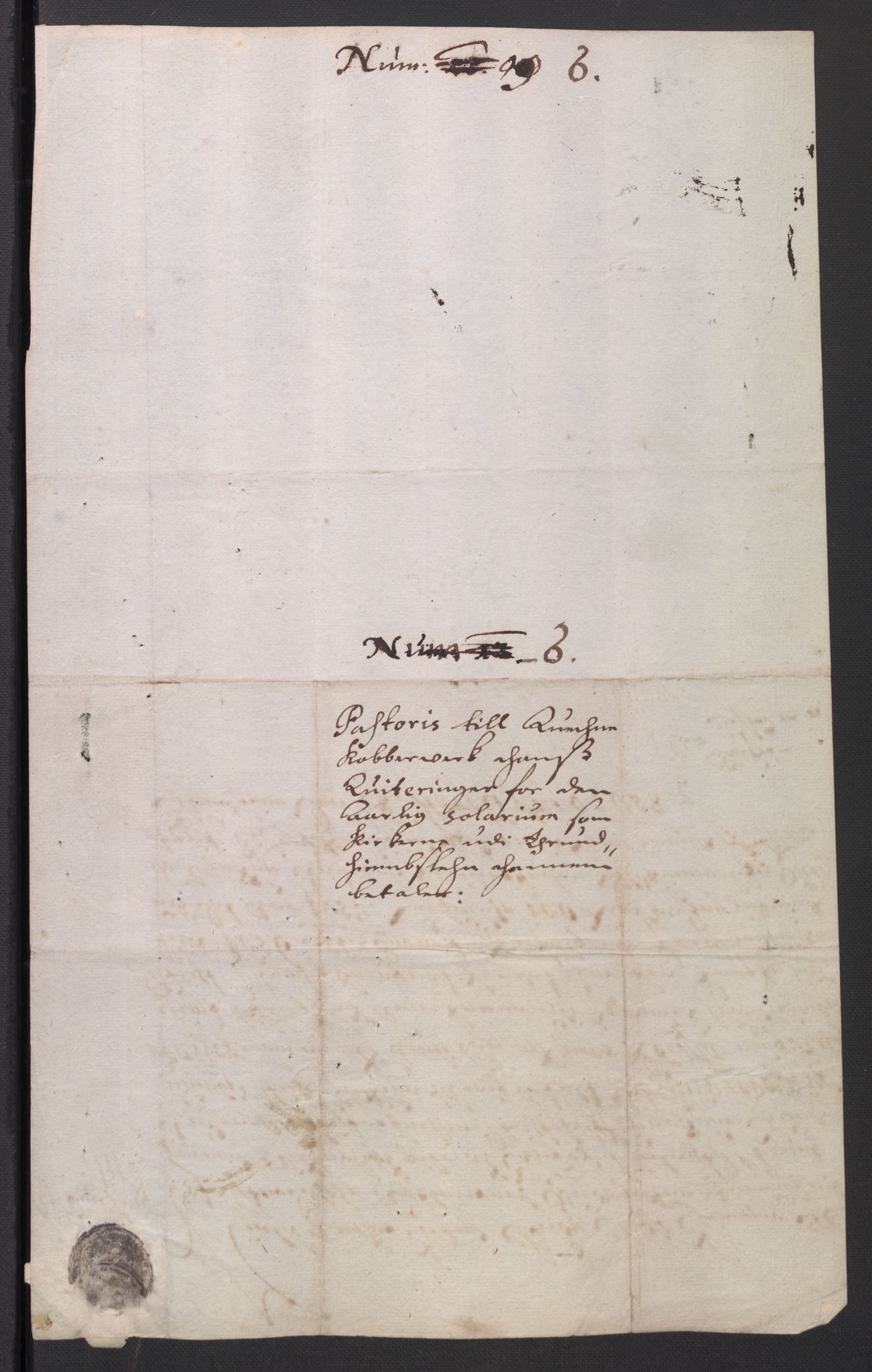 Rentekammeret inntil 1814, Reviderte regnskaper, Kirkeregnskap, AV/RA-EA-4067/Rf/L0121: Kirkeregnskap, 1656-1679, p. 297