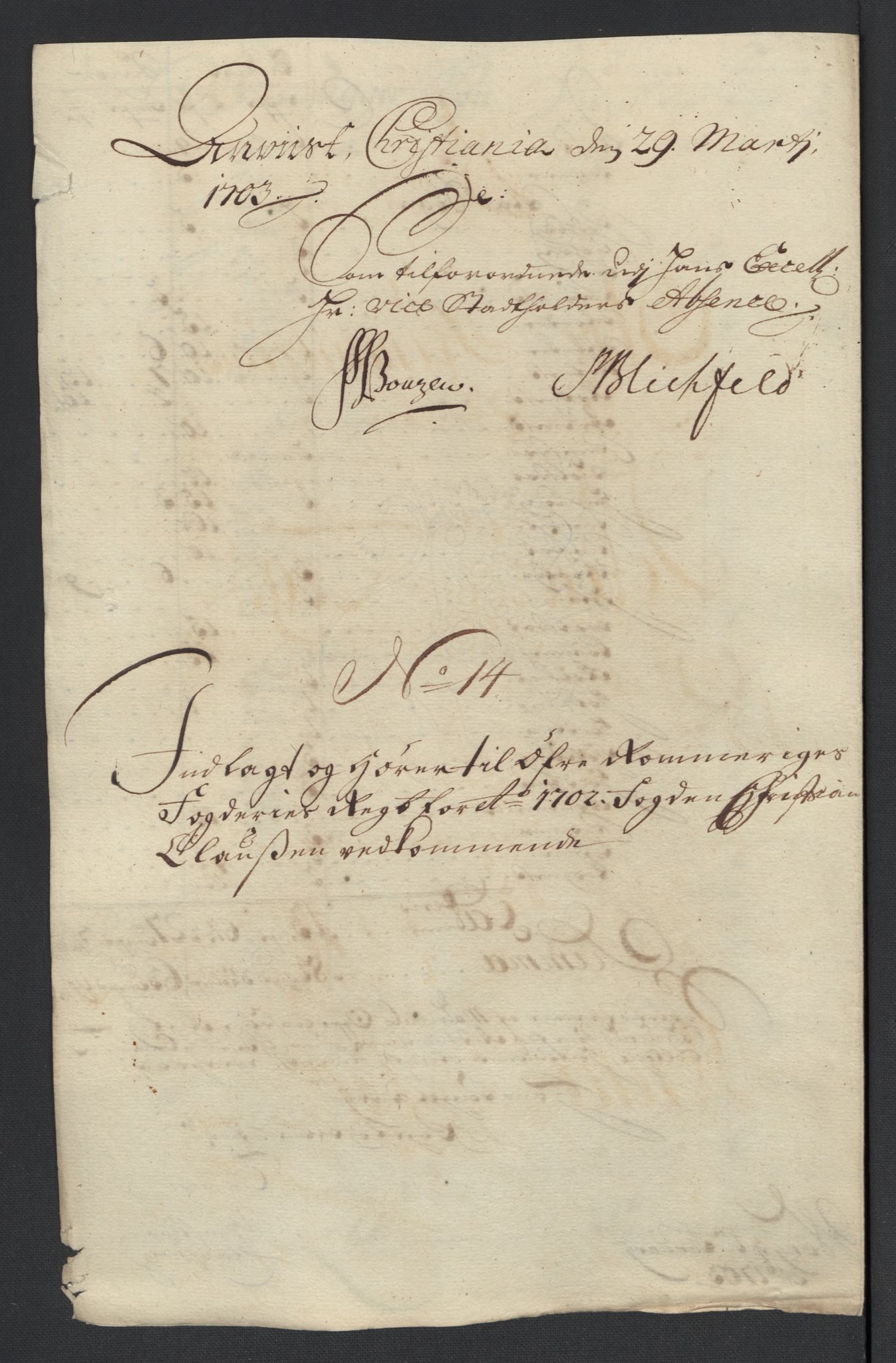 Rentekammeret inntil 1814, Reviderte regnskaper, Fogderegnskap, AV/RA-EA-4092/R12/L0714: Fogderegnskap Øvre Romerike, 1702, p. 245