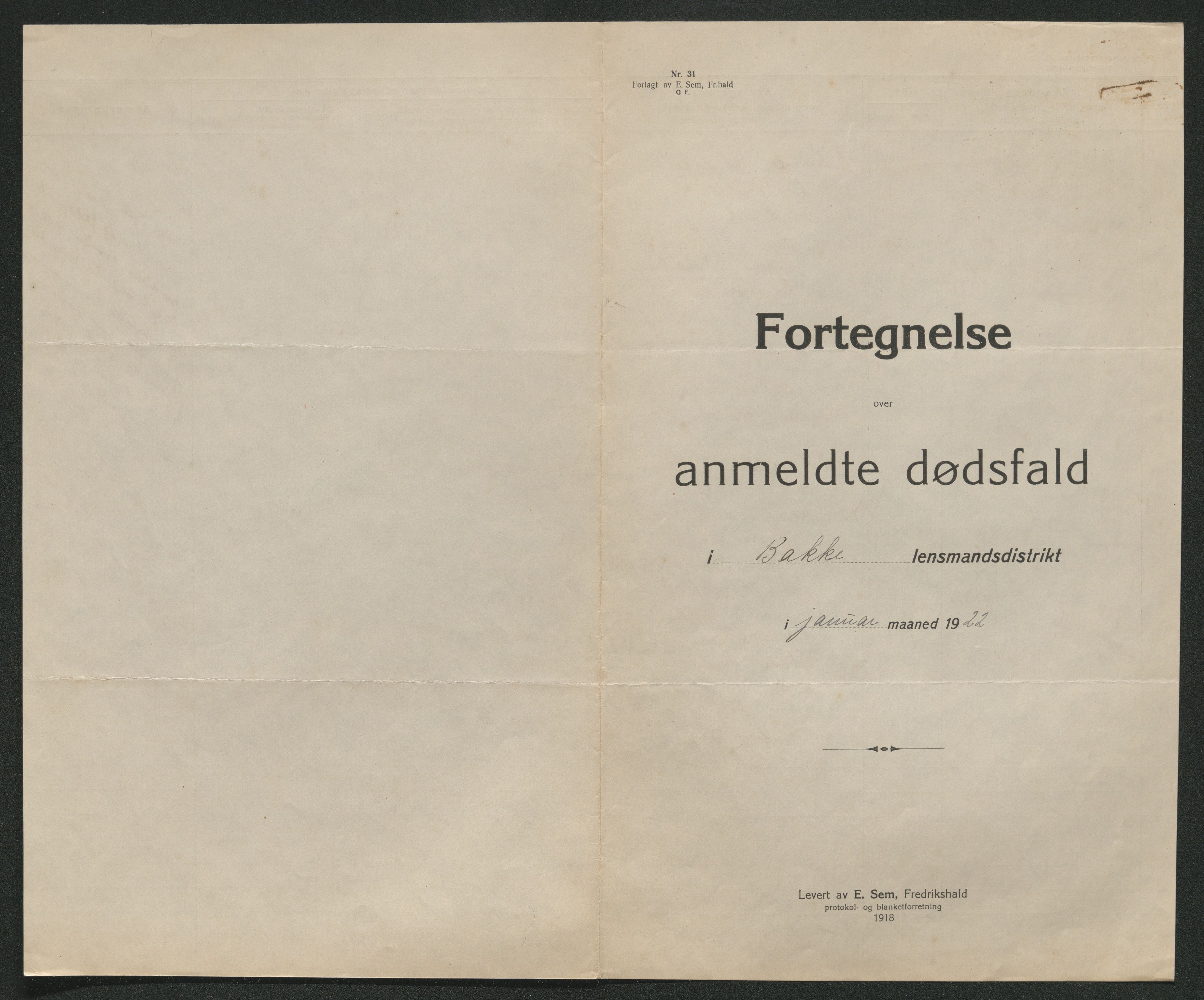 Eiker, Modum og Sigdal sorenskriveri, AV/SAKO-A-123/H/Ha/Hab/L0041: Dødsfallsmeldinger, 1922-1923, p. 25