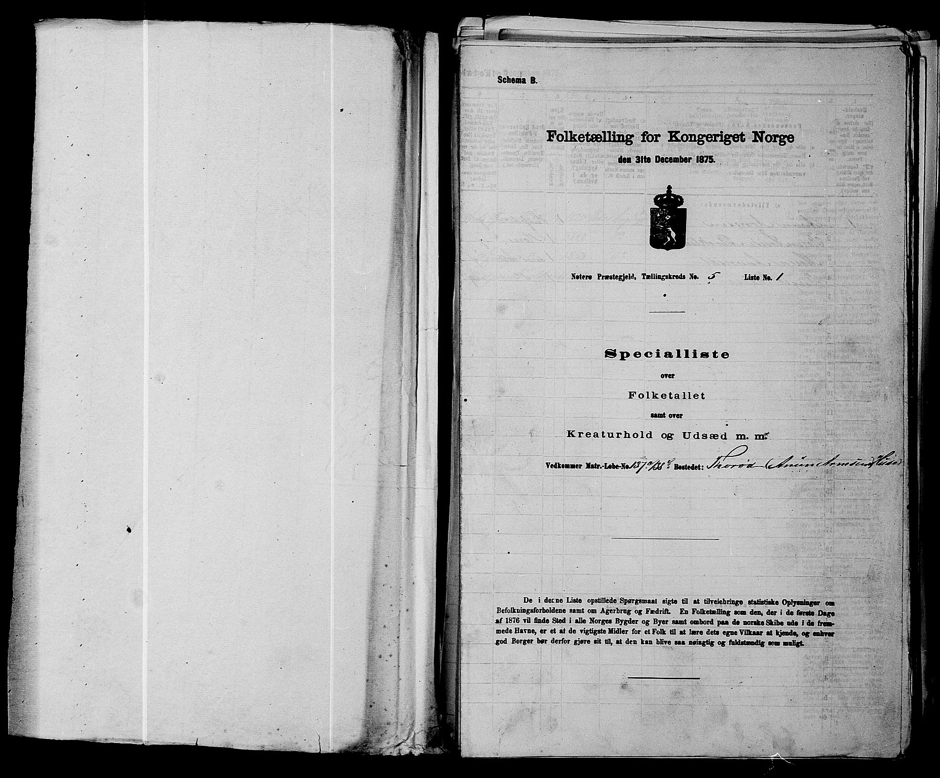 SAKO, 1875 census for 0722P Nøtterøy, 1875, p. 968