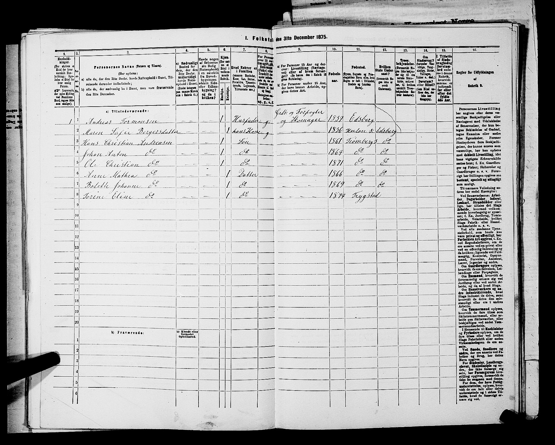 RA, 1875 census for 0122P Trøgstad, 1875, p. 184