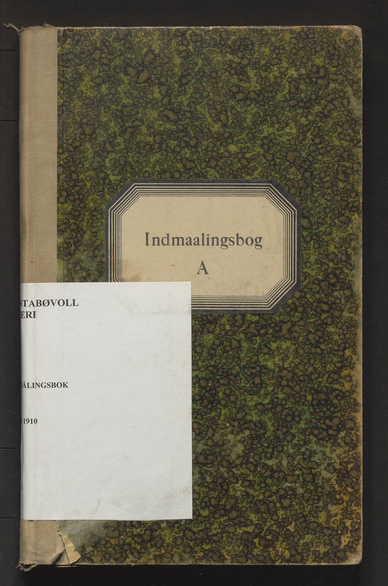 Einstabøvoll meieri, IKAH/1216-Pa0012/A/Ab/L0001: Innmålingsbok A for leverte liter mjølk for Einstabøvoll meieri, 1908-1910