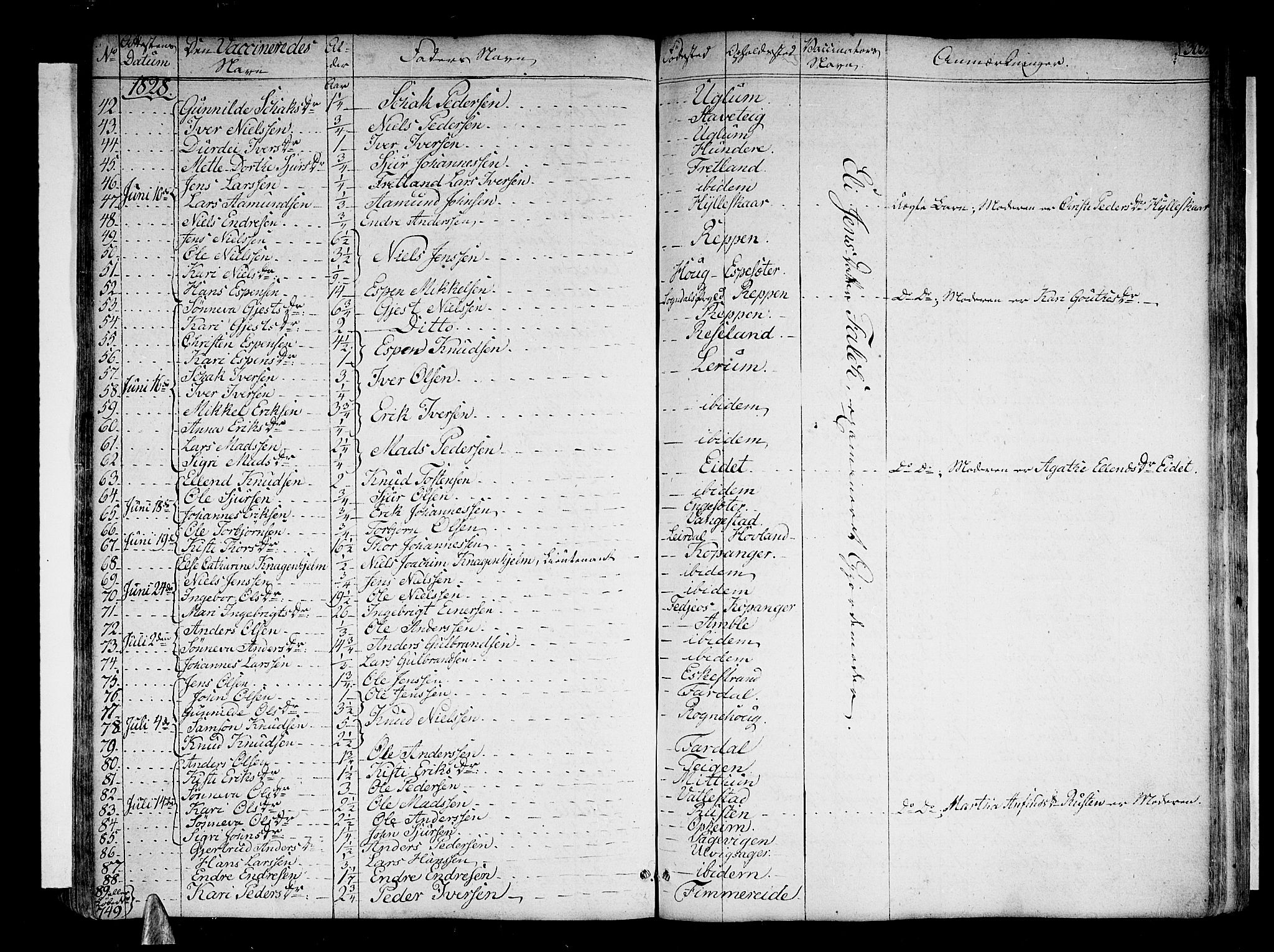 Sogndal sokneprestembete, AV/SAB-A-81301/H/Haa/Haaa/L0010: Parish register (official) no. A 10, 1821-1838, p. 303