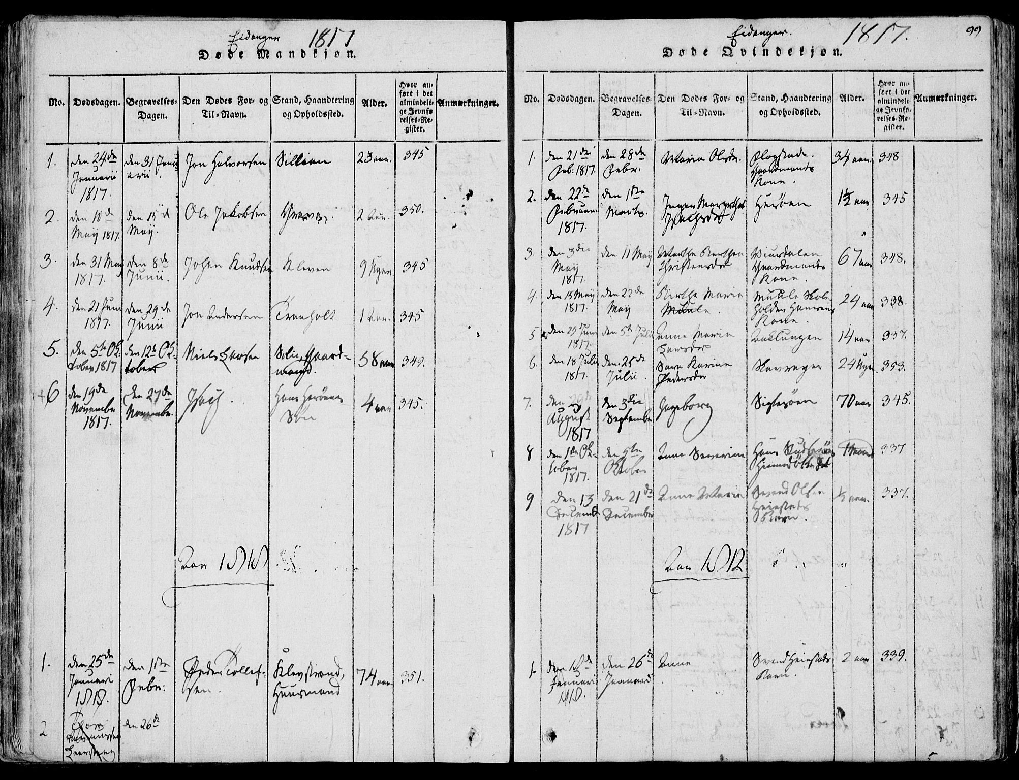 Eidanger kirkebøker, AV/SAKO-A-261/F/Fa/L0007: Parish register (official) no. 7, 1814-1831, p. 99