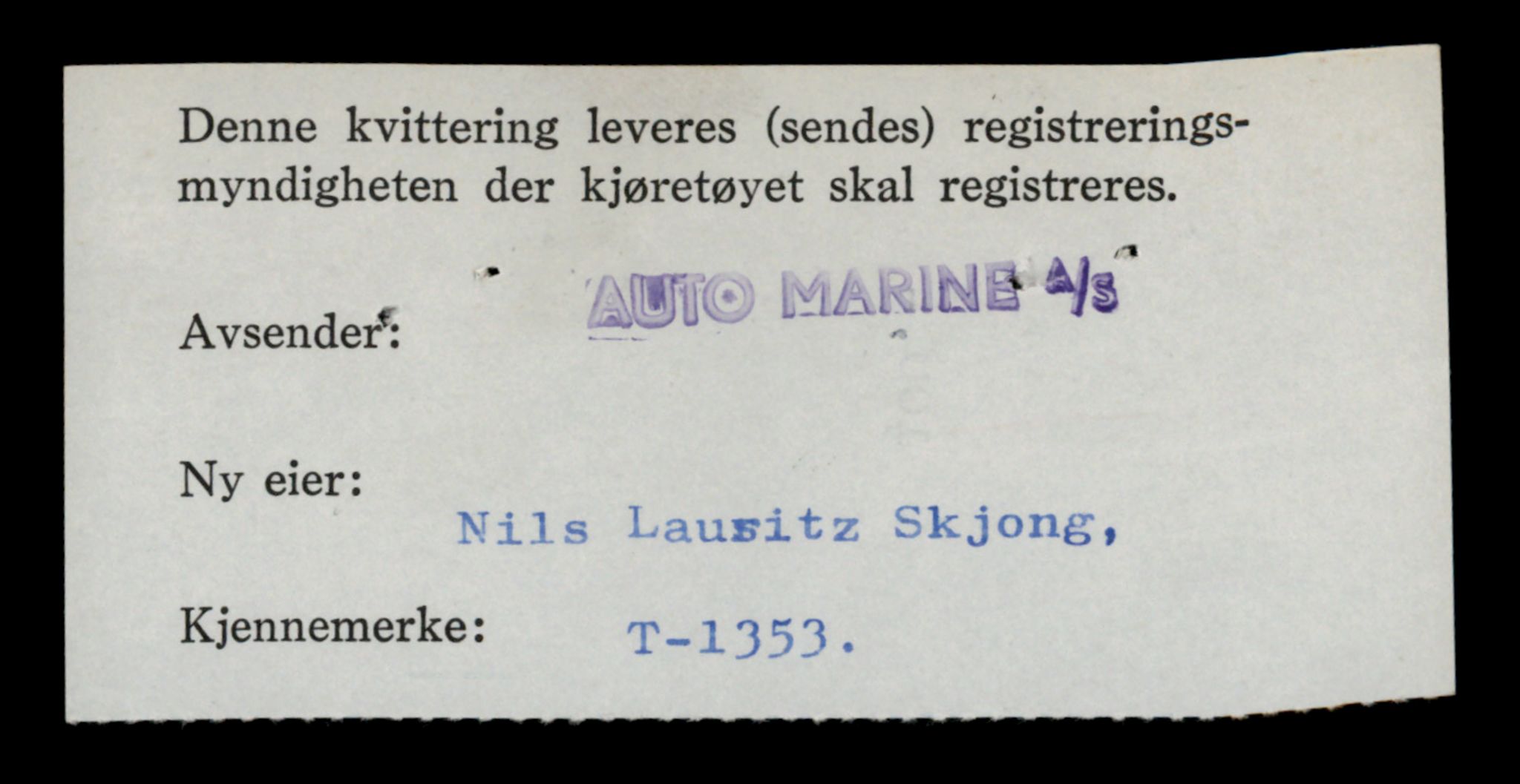 Møre og Romsdal vegkontor - Ålesund trafikkstasjon, SAT/A-4099/F/Fe/L0012: Registreringskort for kjøretøy T 1290 - T 1450, 1927-1998, p. 1445