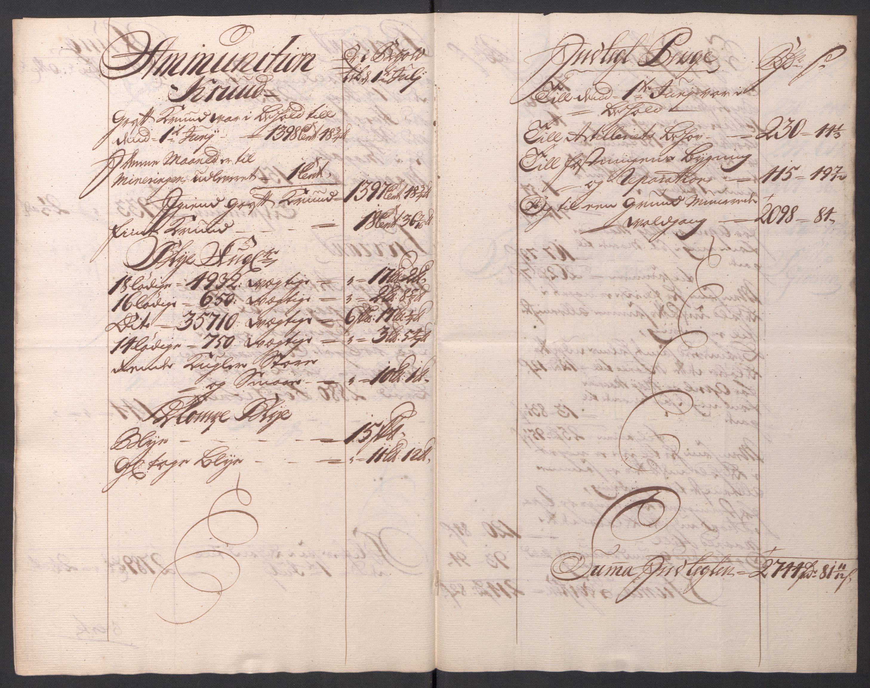 Kommanderende general (KG I) med Det norske krigsdirektorium, AV/RA-EA-5419/D/L0154: Fredriksten festning: Brev, inventarfortegnelser og regnskapsekstrakter, 1730-1739, p. 397