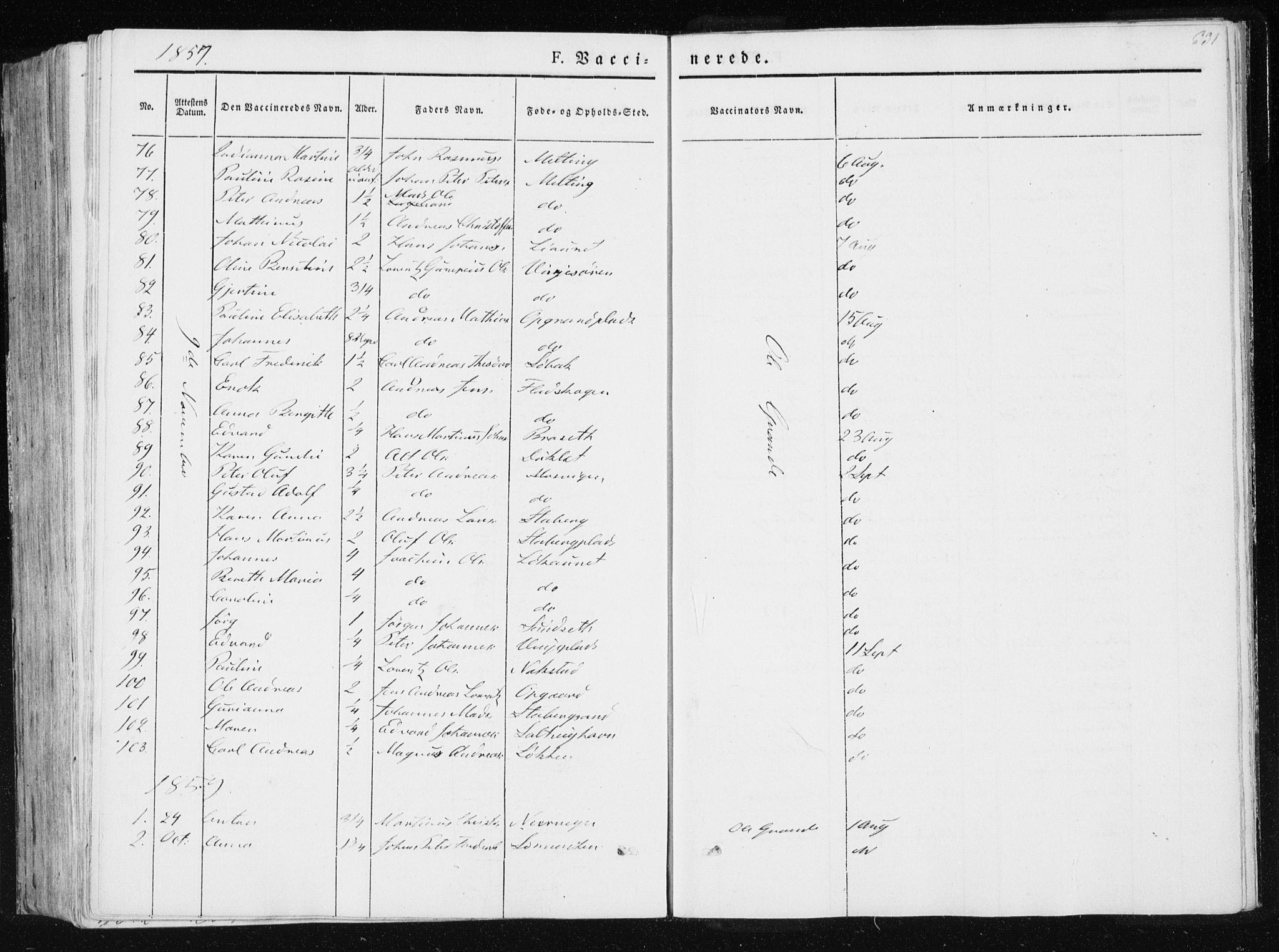 Ministerialprotokoller, klokkerbøker og fødselsregistre - Nord-Trøndelag, SAT/A-1458/733/L0323: Parish register (official) no. 733A02, 1843-1870, p. 331
