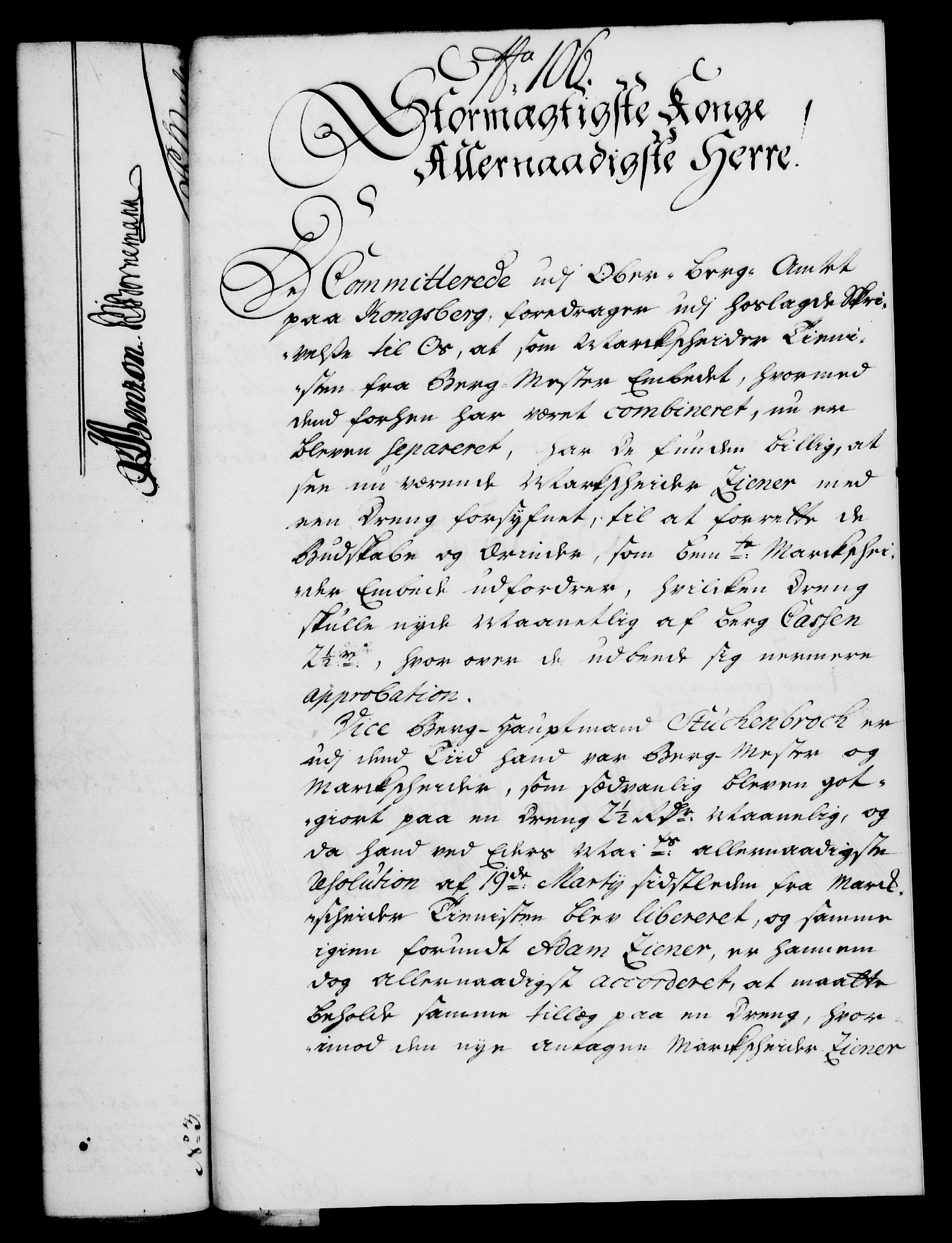 Rentekammeret, Kammerkanselliet, RA/EA-3111/G/Gf/Gfa/L0021: Norsk relasjons- og resolusjonsprotokoll (merket RK 52.21), 1738, p. 585