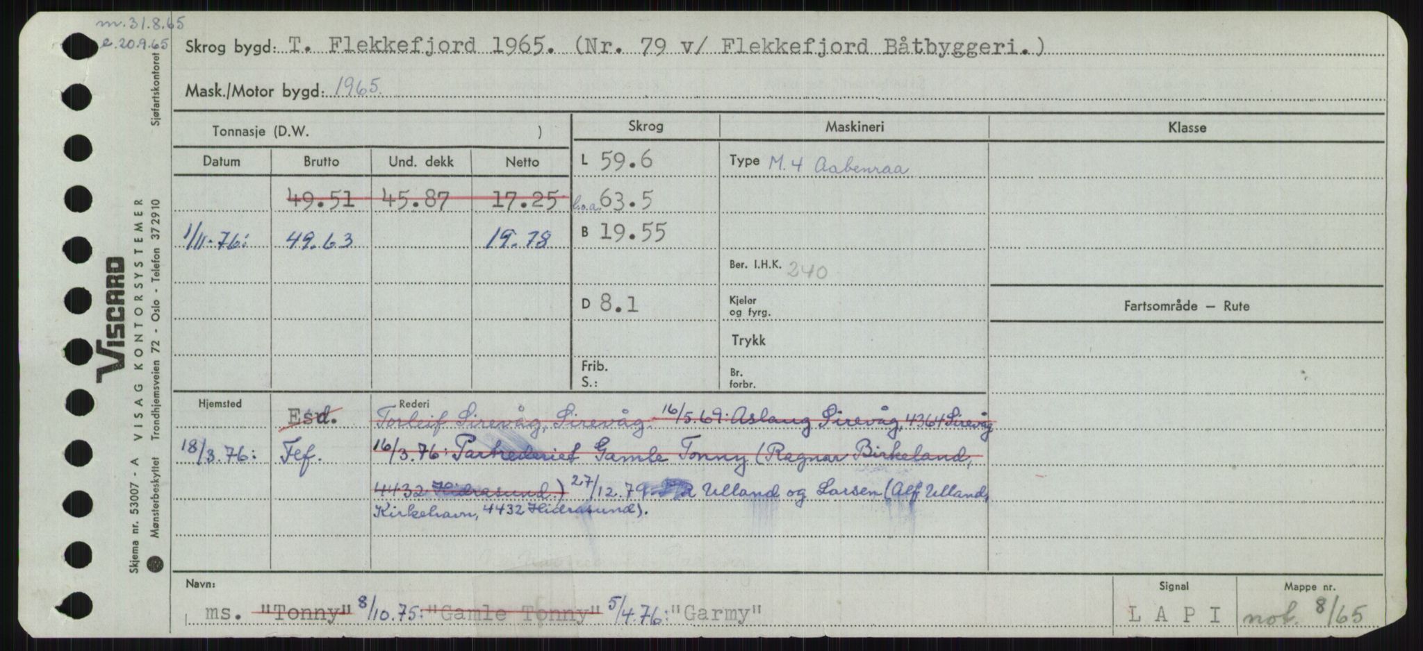 Sjøfartsdirektoratet med forløpere, Skipsmålingen, AV/RA-S-1627/H/Ha/L0002/0002: Fartøy, Eik-Hill / Fartøy, G-Hill, p. 55