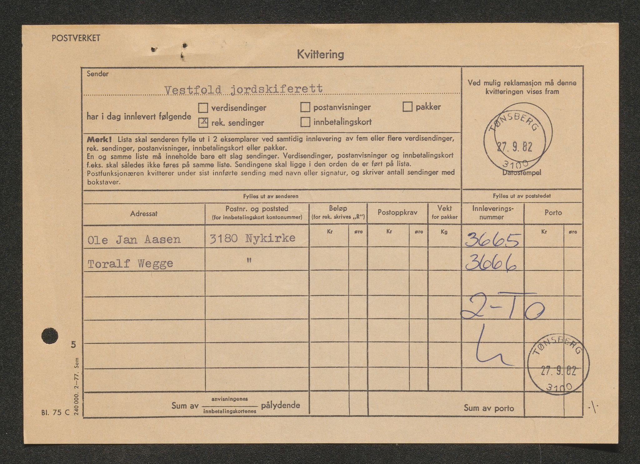Vestfold jordskifterett, AV/SAKO-A-1152/G/Gb/L0021/0003: Horten, gnr. 72-108 / Gårdsnr. 108: Sak 0700-1981-0051, 1982-1984, p. 10