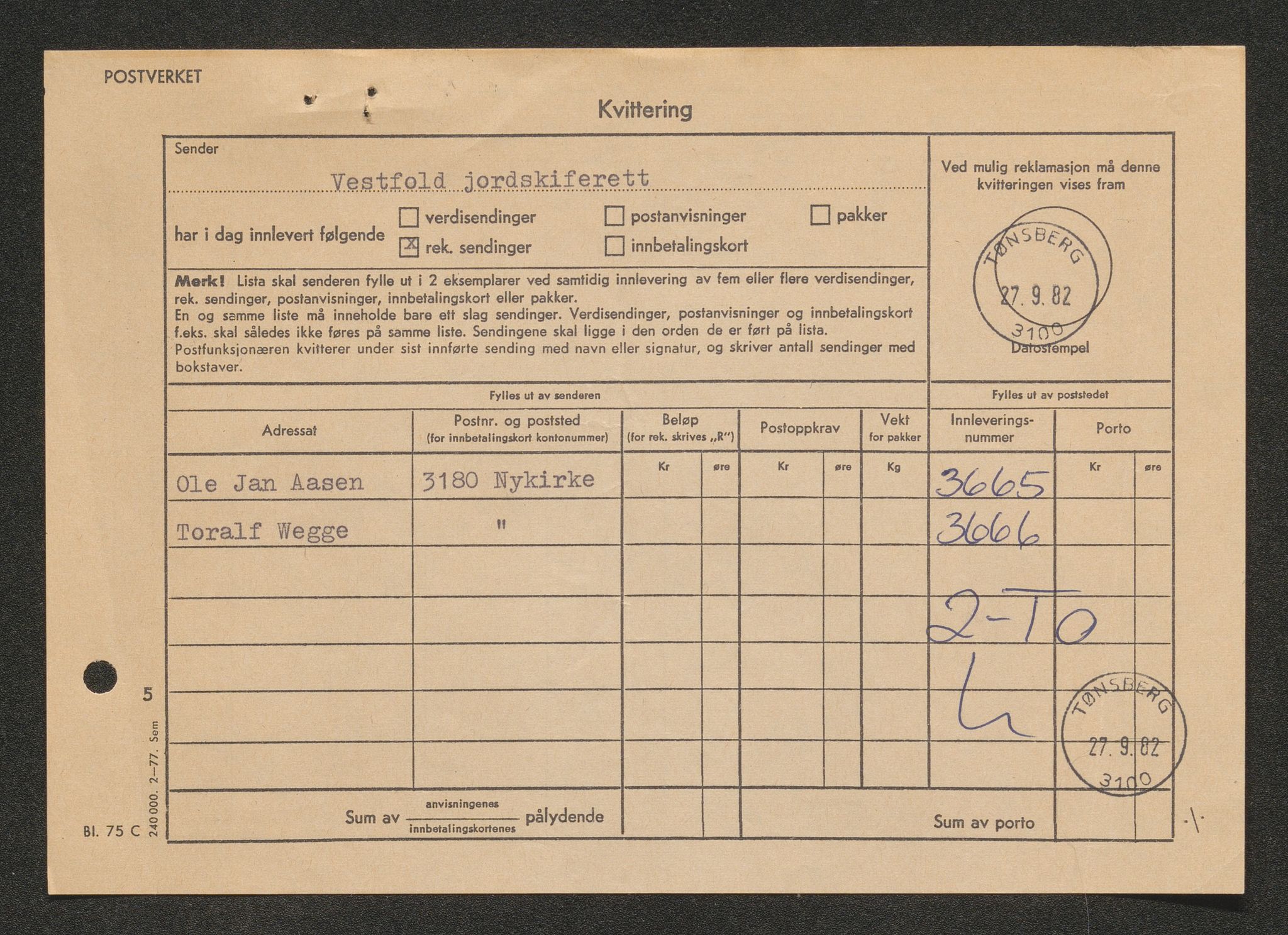 Vestfold jordskifterett, SAKO/A-1152/G/Gb/L0021/0003: Horten, gnr. 72-108 / Gårdsnr. 108: Sak 0700-1981-0051, 1982-1984, p. 10