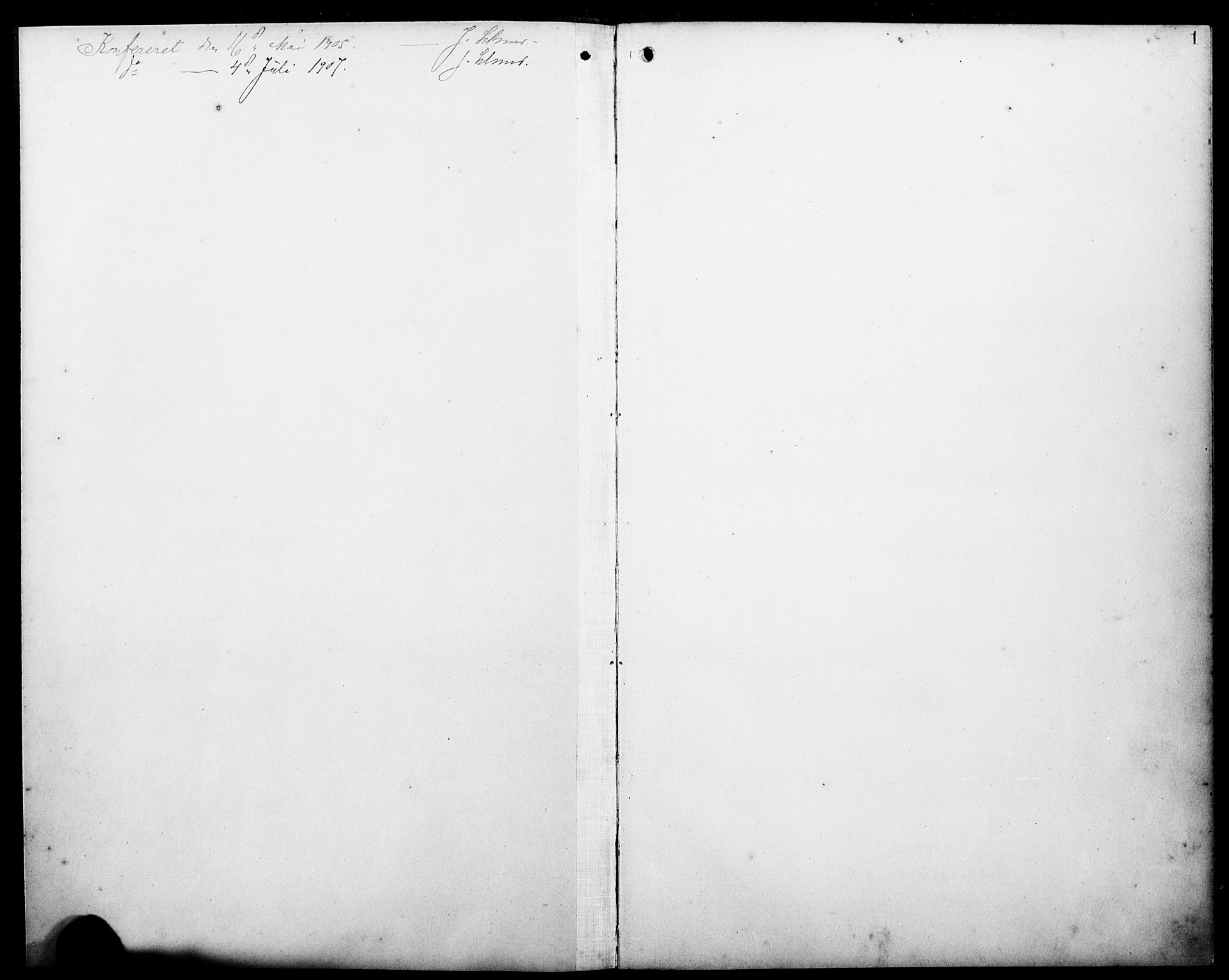 Bruvik Sokneprestembete, SAB/A-74701/H/Hab: Parish register (copy) no. A 3, 1901-1928, p. 1