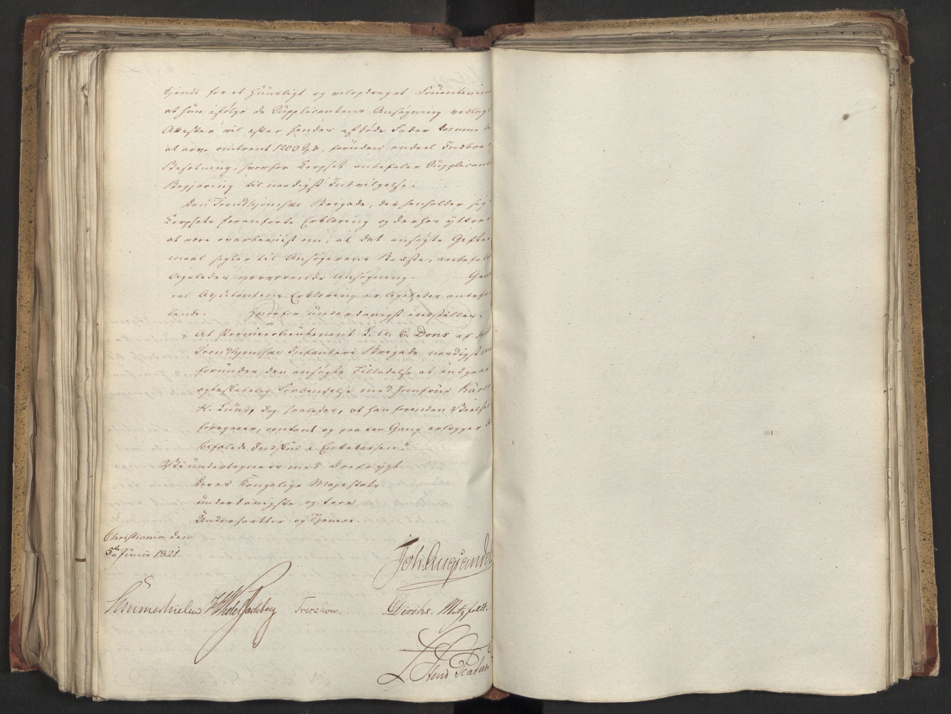 Statsrådsavdelingen i Stockholm, RA/S-1003/D/Da/L0026: Regjeringsinnstillinger nr. 5069-5274, 1821, p. 315