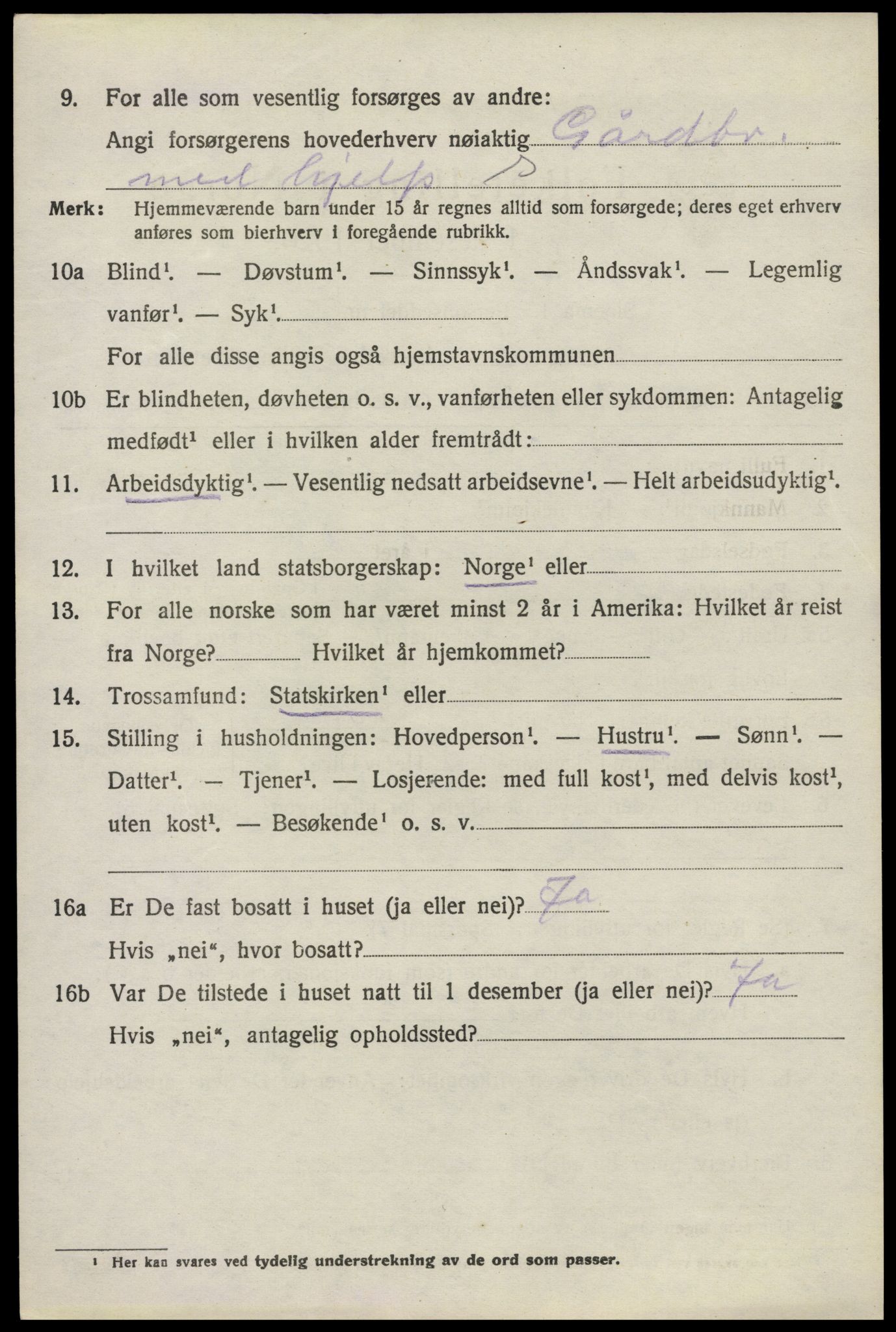 SAO, 1920 census for Høland, 1920, p. 6210