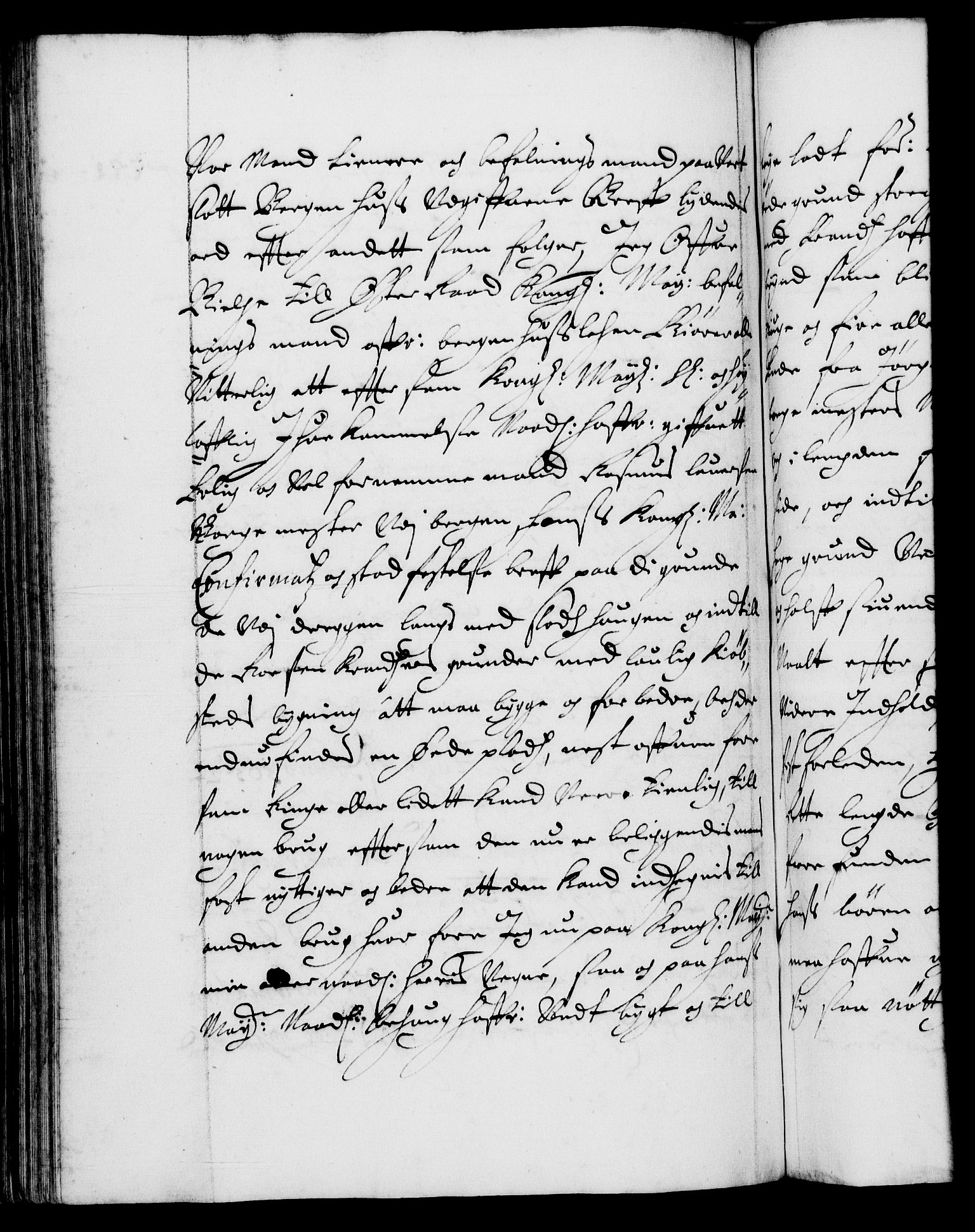 Danske Kanselli 1572-1799, AV/RA-EA-3023/F/Fc/Fca/Fcaa/L0008: Norske registre (mikrofilm), 1651-1656, p. 221b