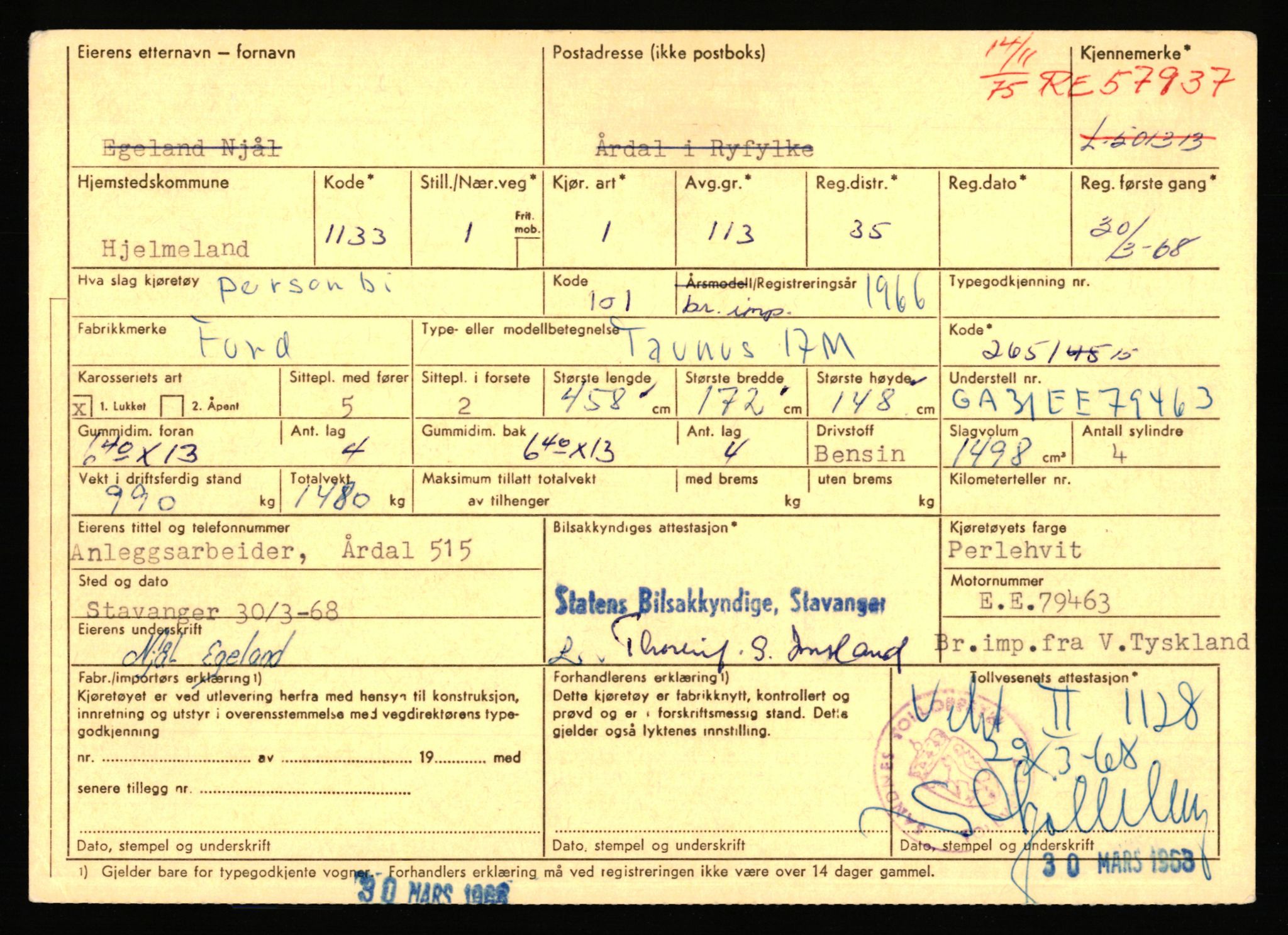 Stavanger trafikkstasjon, AV/SAST-A-101942/0/F/L0077: L-500000 - L-502999, 1930-1971, p. 897