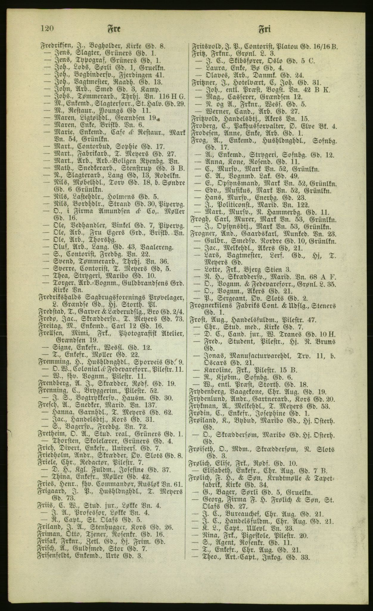 Kristiania/Oslo adressebok, PUBL/-, 1880, p. 120