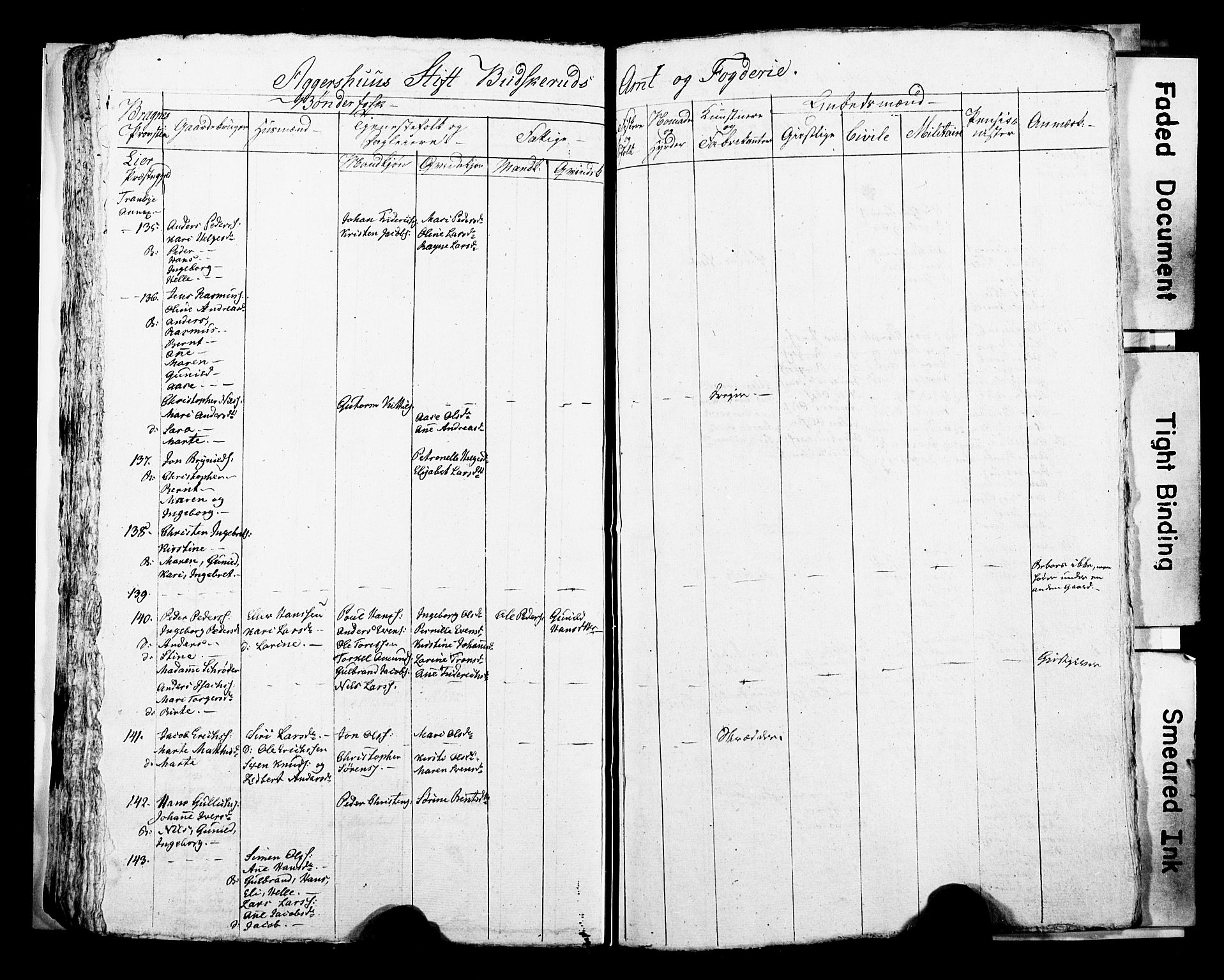 SAKO, 1815 Census for Lier parish, 1815, p. 49