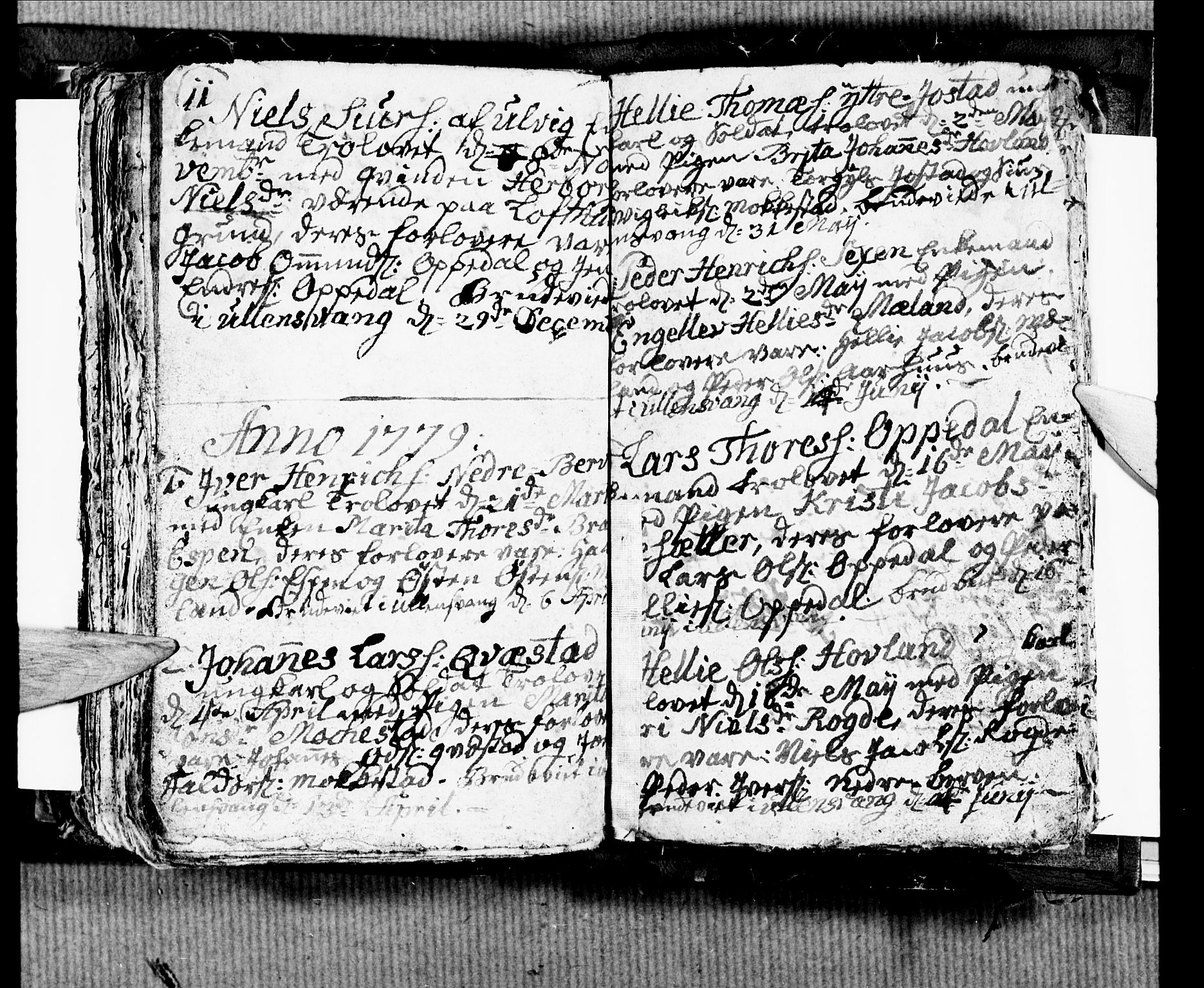 Ullensvang sokneprestembete, AV/SAB-A-78701/H/Hab: Parish register (copy) no. B 5, 1778-1784