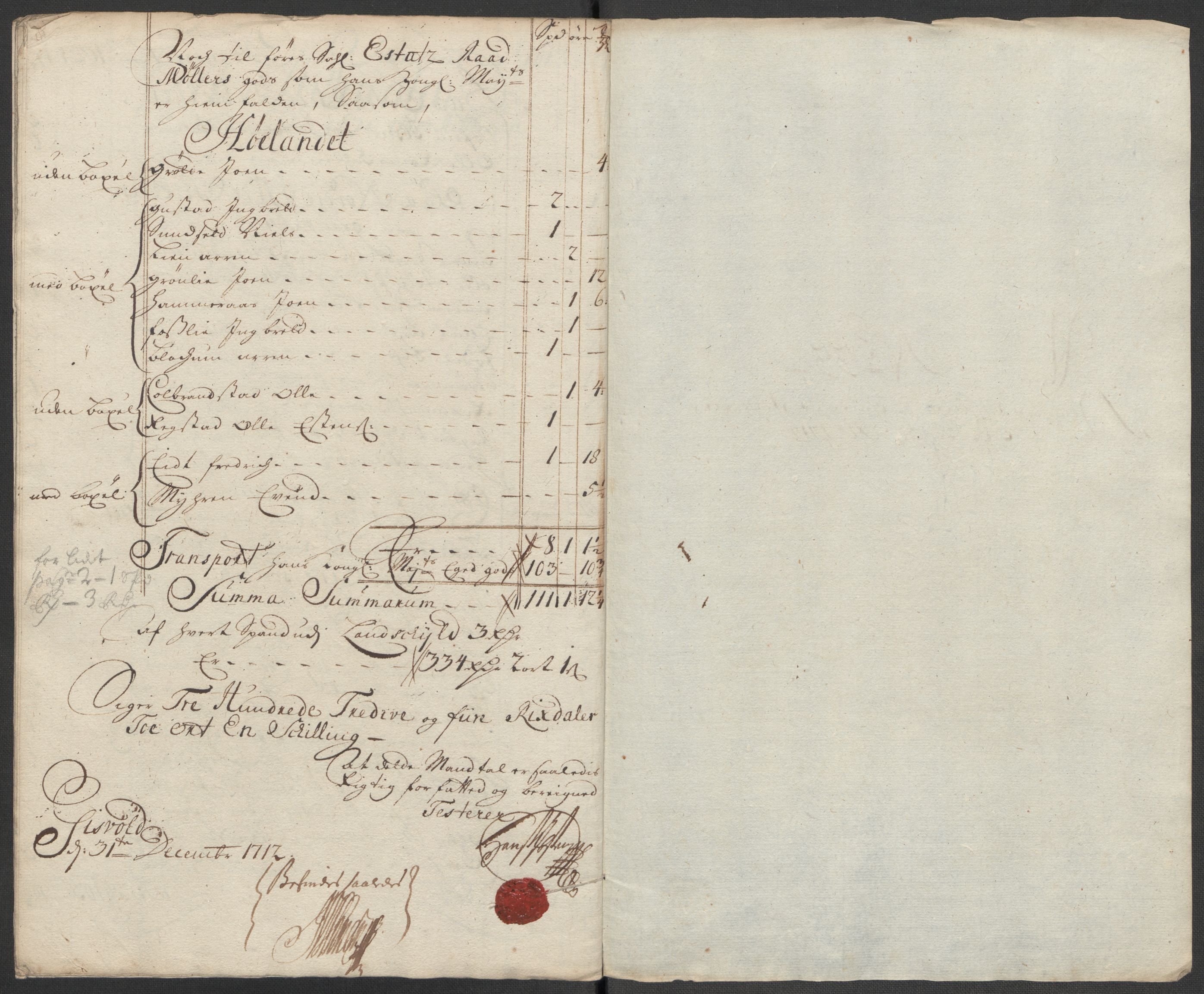 Rentekammeret inntil 1814, Reviderte regnskaper, Fogderegnskap, AV/RA-EA-4092/R60/L3963: Fogderegnskap Orkdal og Gauldal, 1712, p. 330