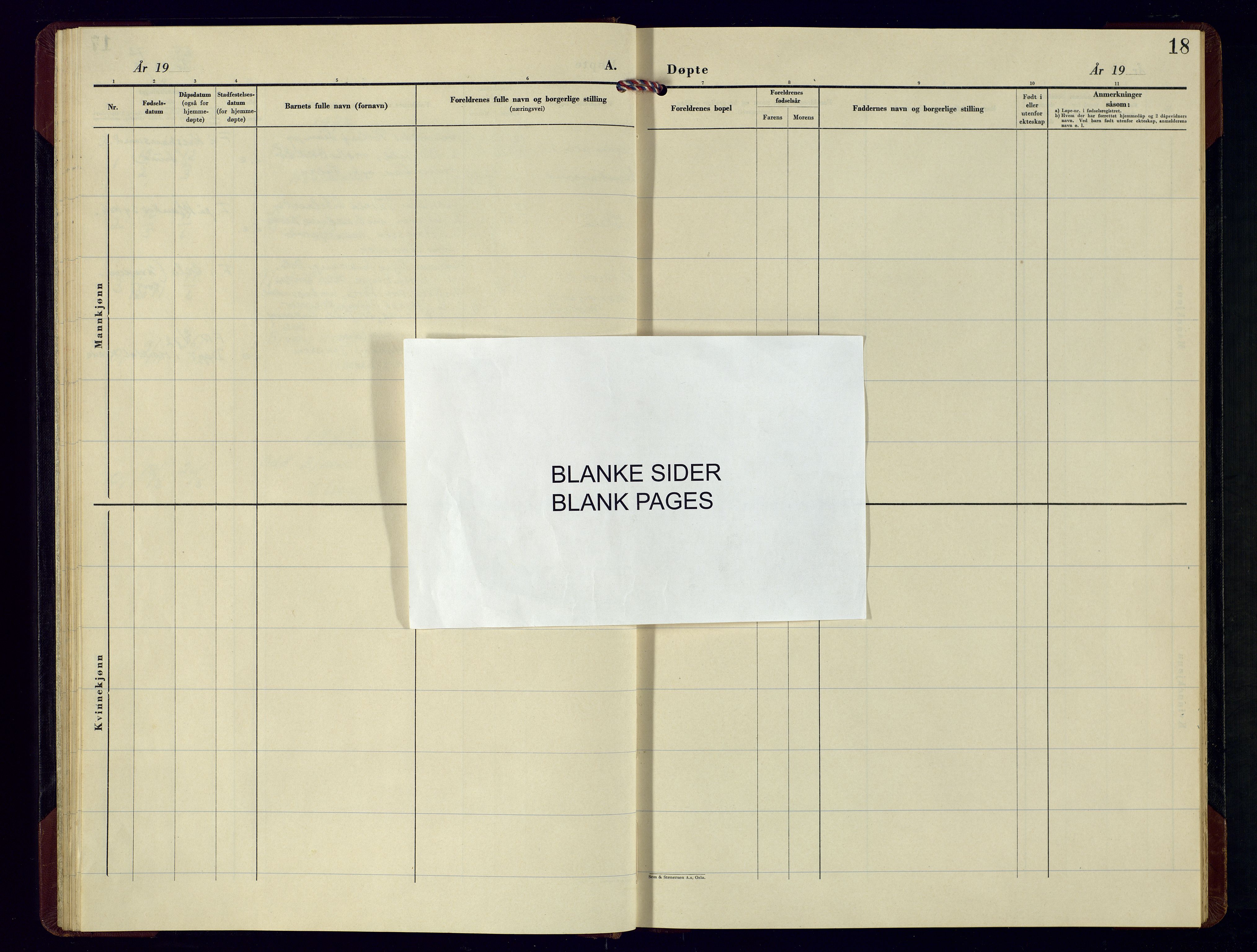Mandal sokneprestkontor, SAK/1111-0030/F/Fb/Fbb/L0006: Parish register (copy) no. B 6, 1957-1973, p. 18