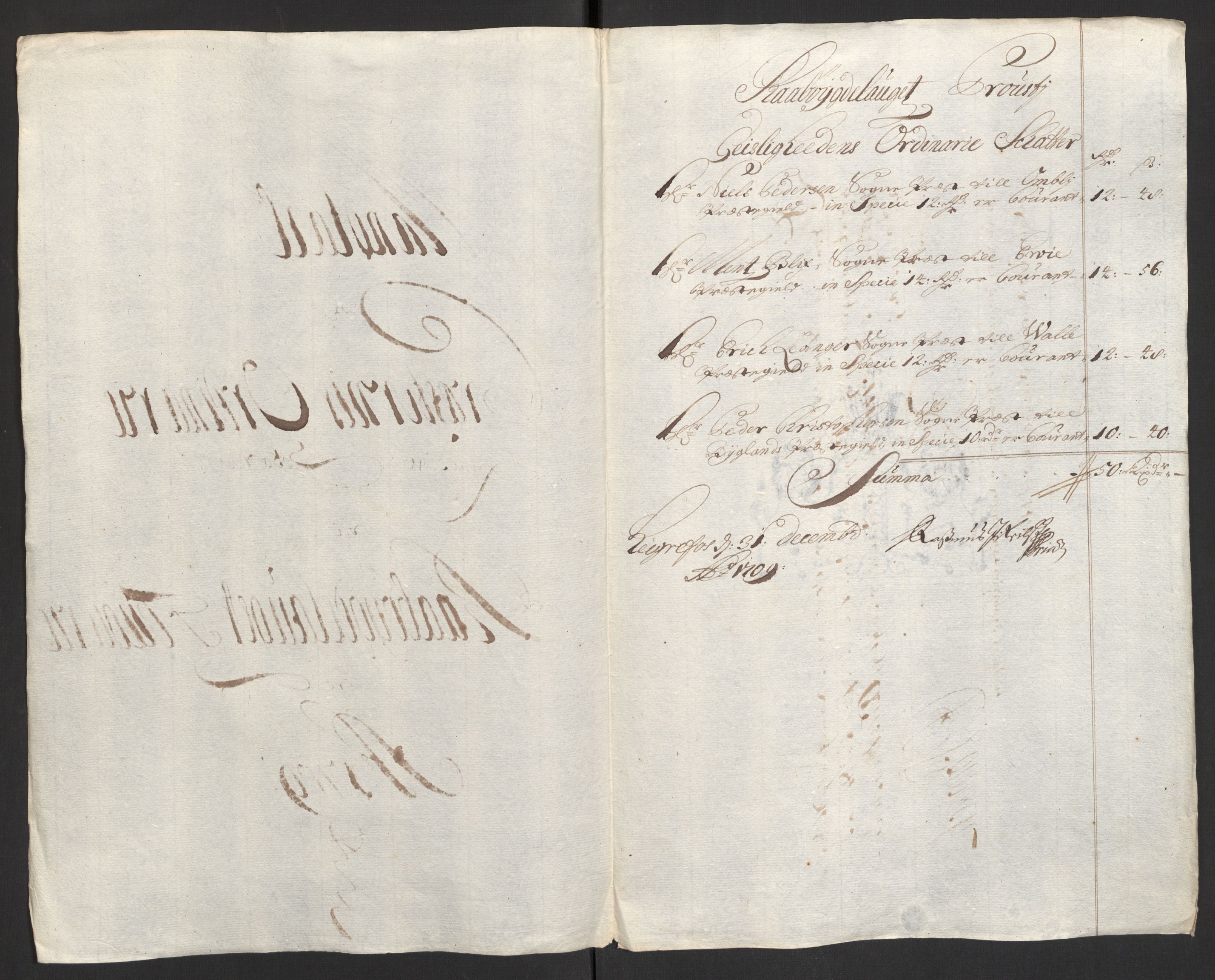 Rentekammeret inntil 1814, Reviderte regnskaper, Fogderegnskap, RA/EA-4092/R40/L2449: Fogderegnskap Råbyggelag, 1709-1711, p. 33