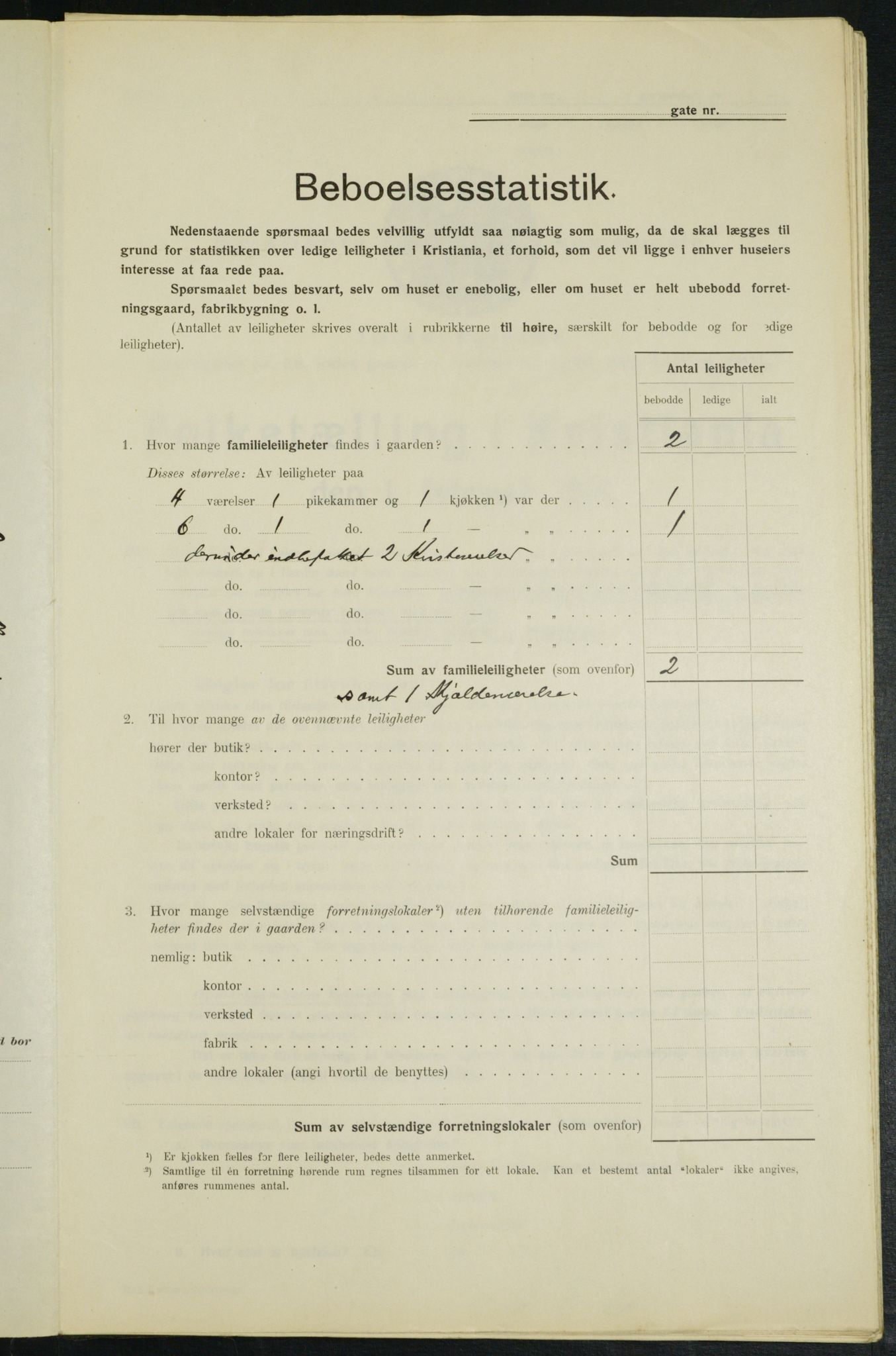 OBA, Municipal Census 1914 for Kristiania, 1914, p. 47330