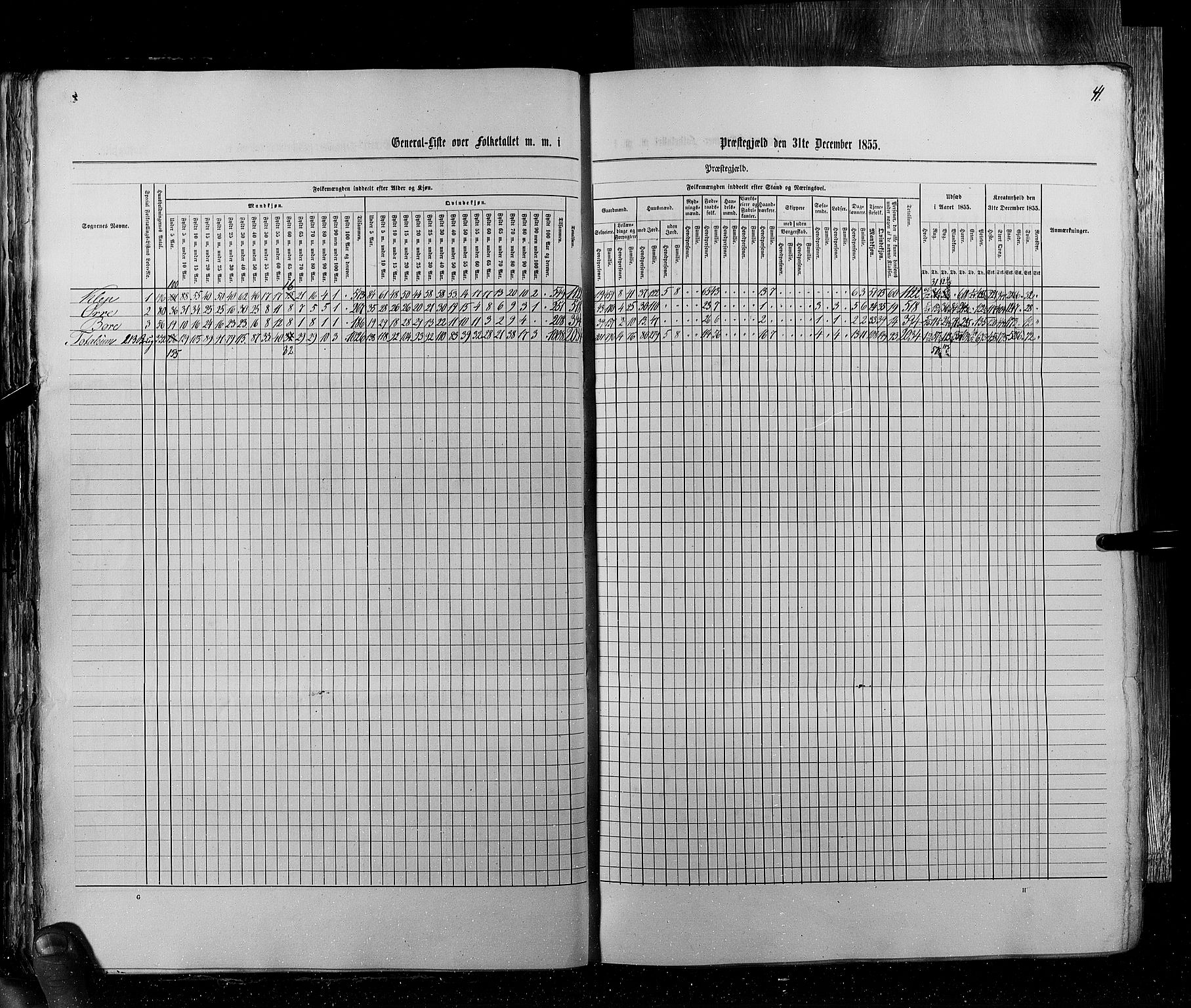 RA, Census 1855, vol. 4: Stavanger amt og Søndre Bergenhus amt, 1855, p. 41