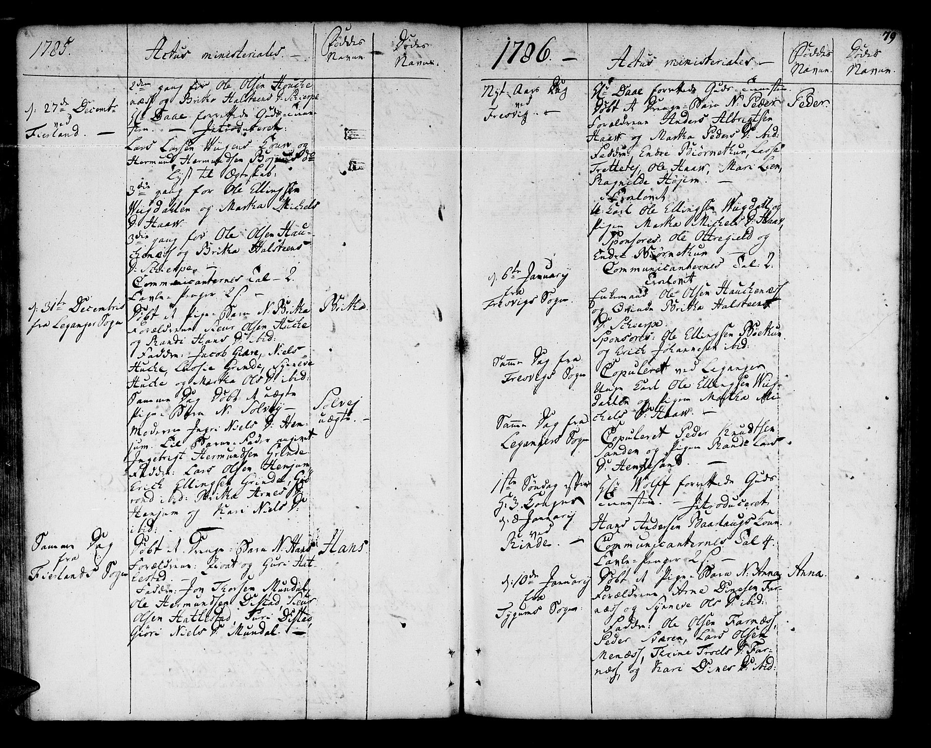 Leikanger sokneprestembete, AV/SAB-A-81001/H/Haa/Haaa/L0004: Parish register (official) no. A 4, 1770-1791, p. 79