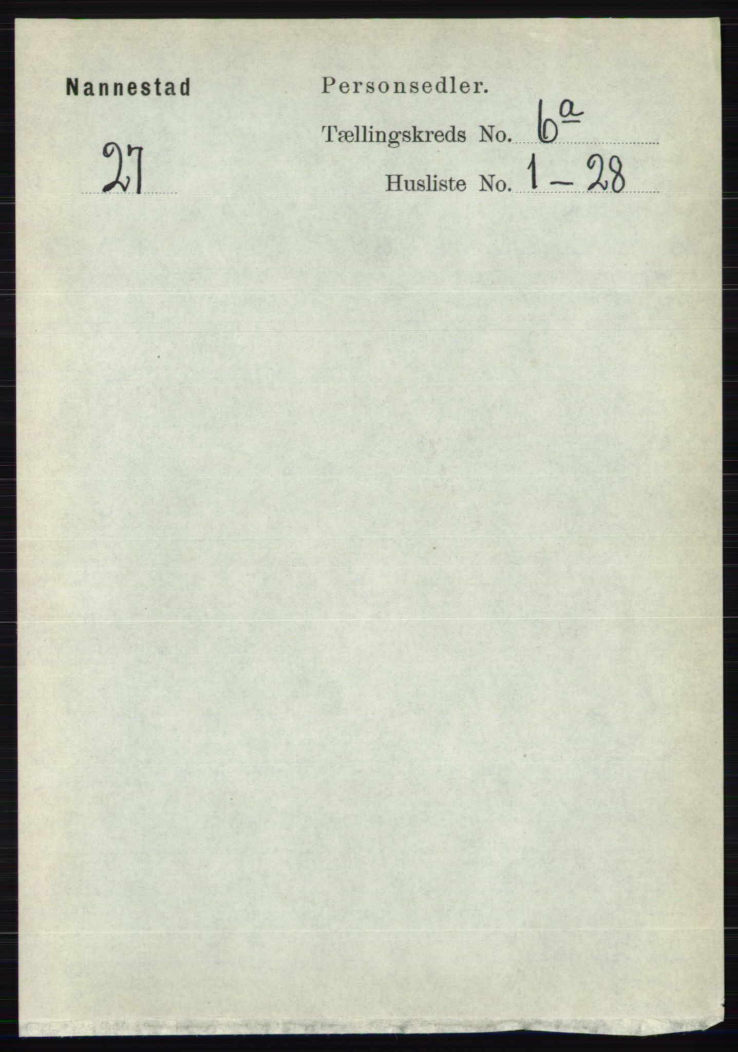 RA, 1891 census for 0238 Nannestad, 1891, p. 3061