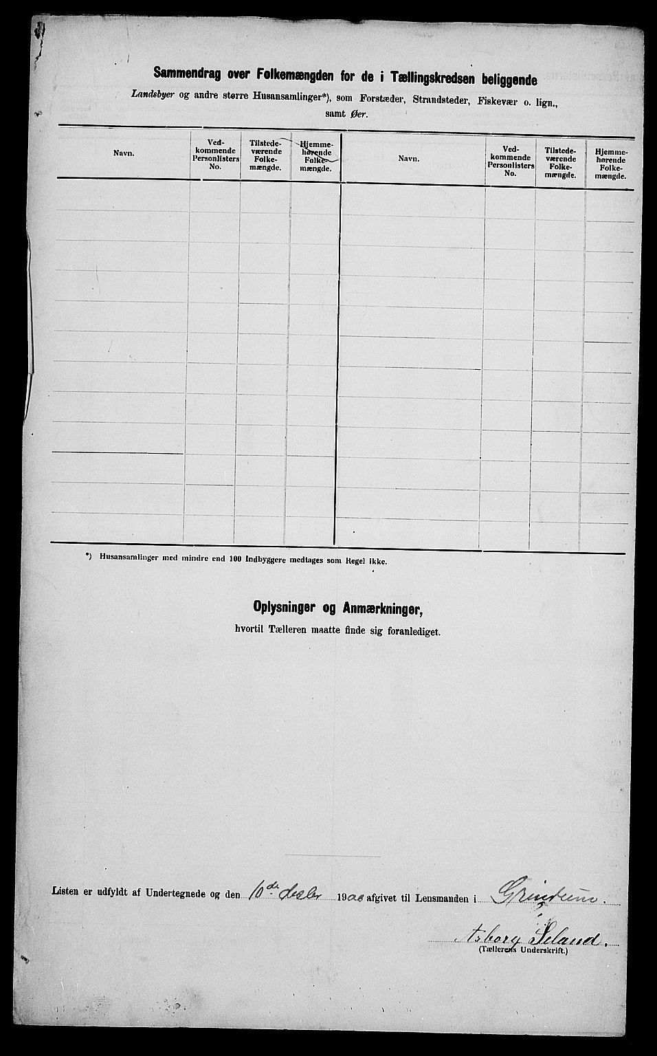 SAK, 1900 census for Bjelland og Grindheim, 1900, p. 38