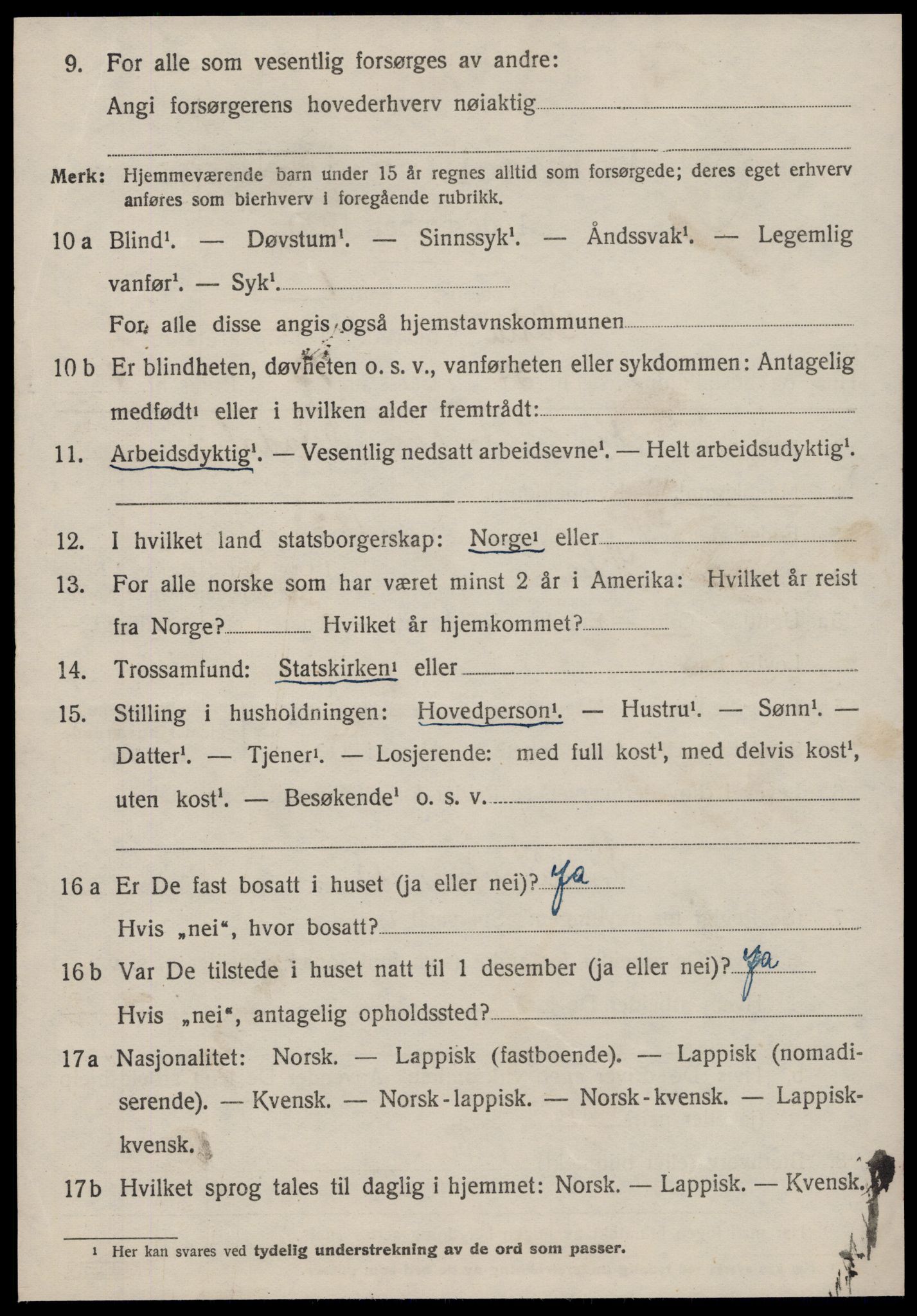 SAT, 1920 census for Hitra, 1920, p. 1158