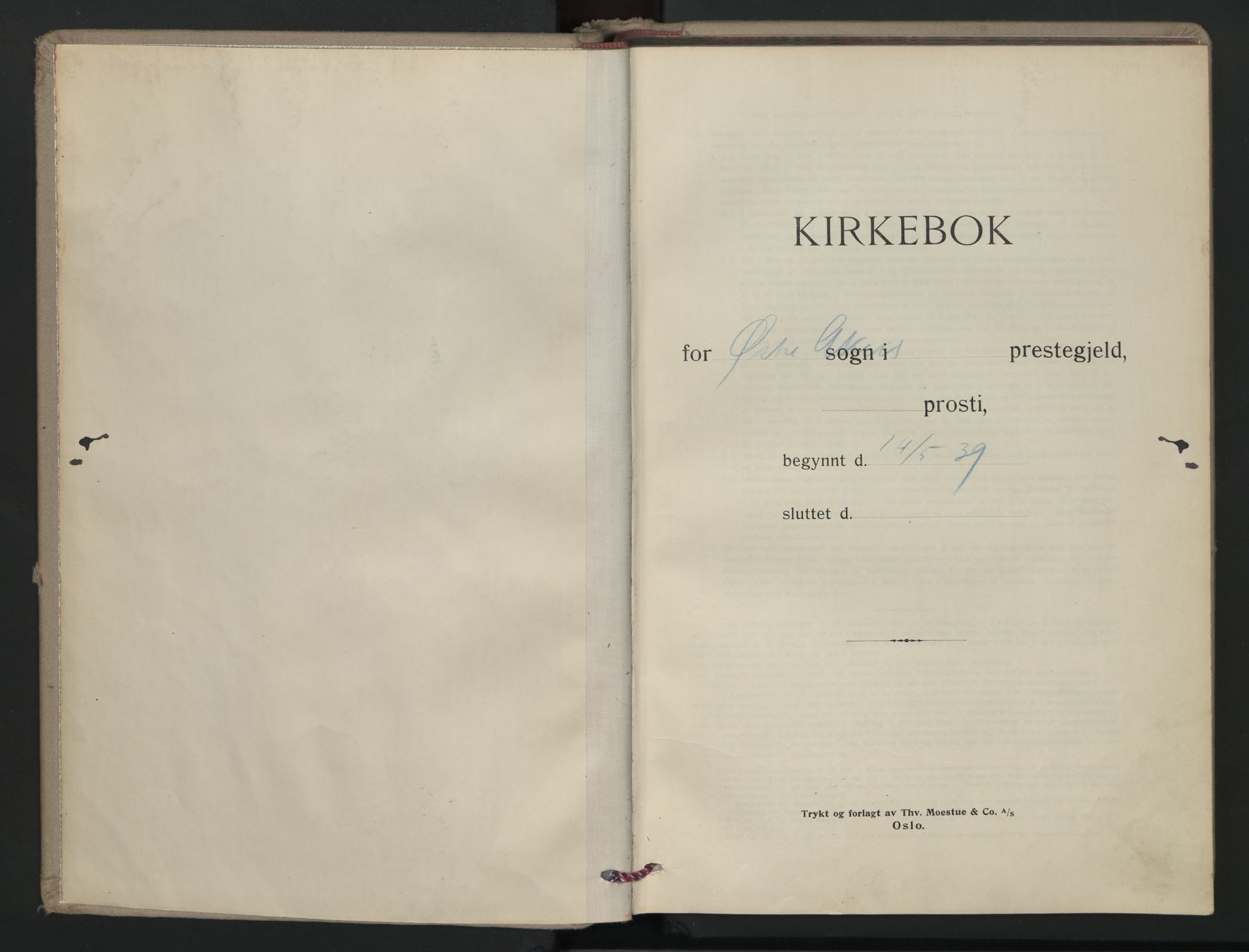 Østre Aker prestekontor Kirkebøker, SAO/A-10840/F/Fa/L0016: Parish register (official) no. I 16, 1938-1947