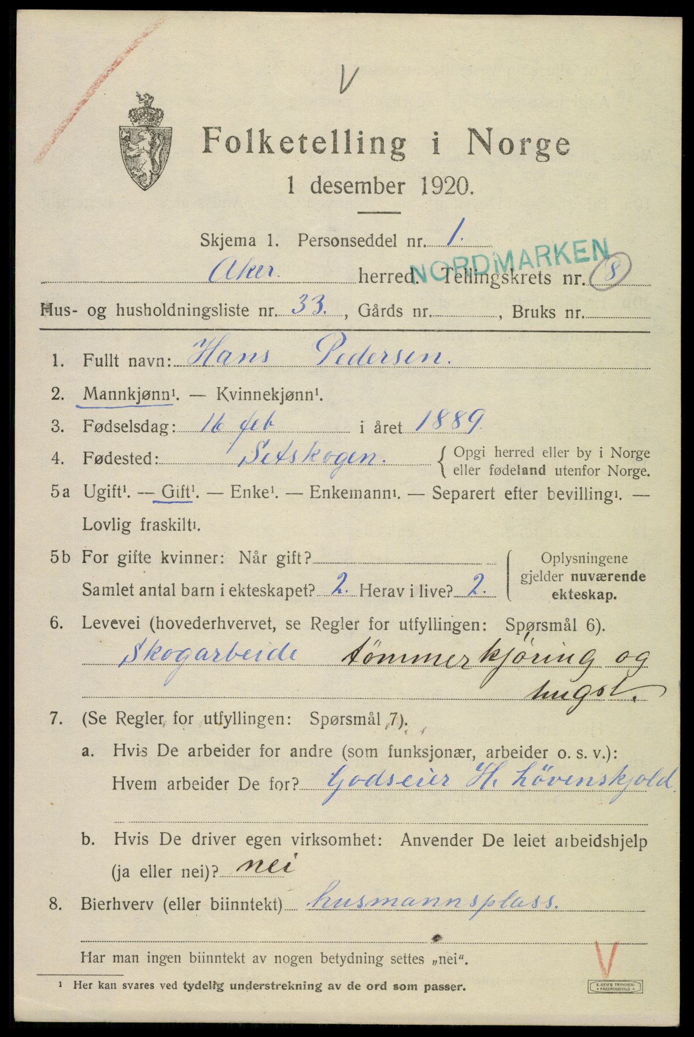 SAO, 1920 census for Aker, 1920, p. 55904