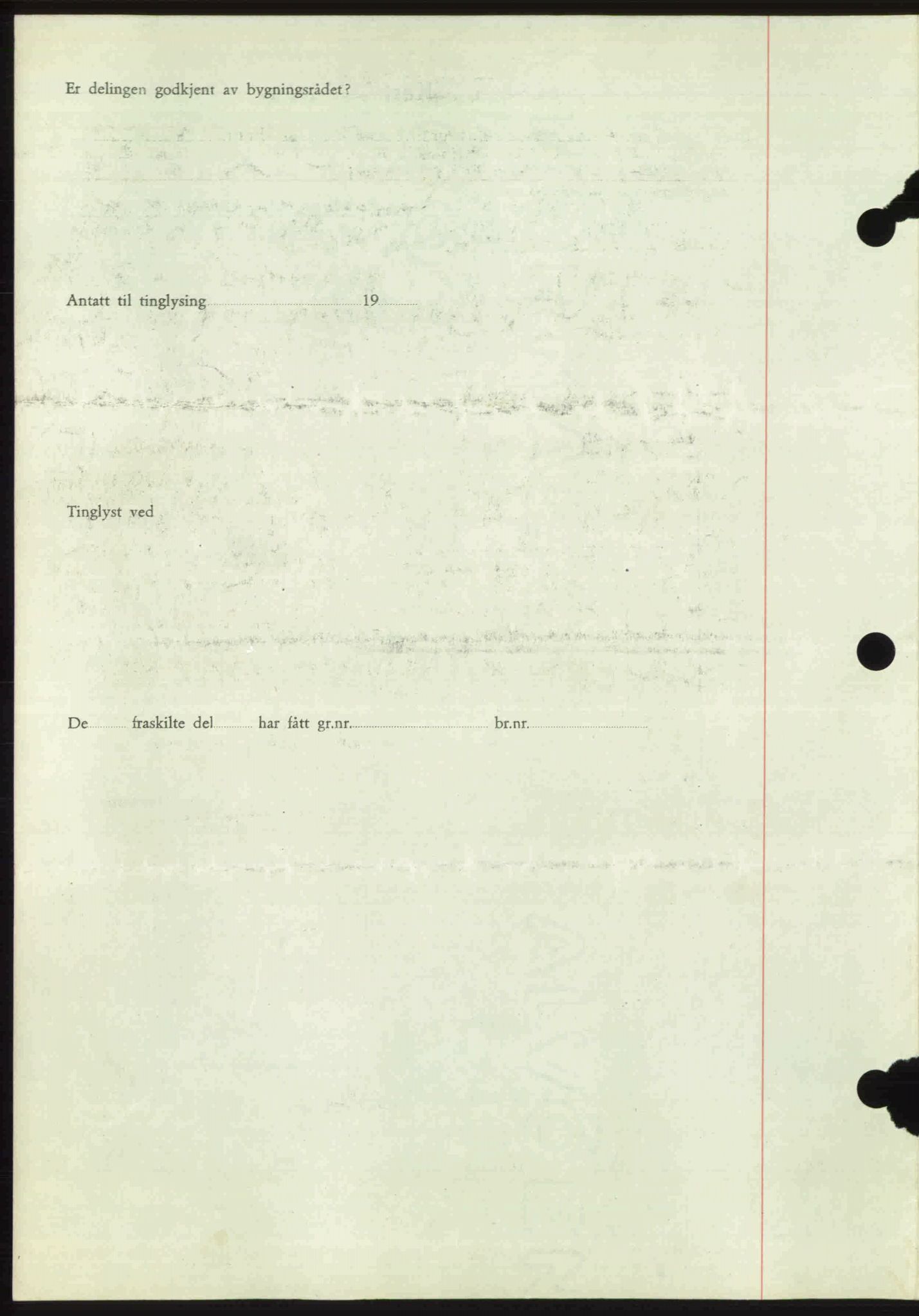 Toten tingrett, SAH/TING-006/H/Hb/Hbc/L0020: Mortgage book no. Hbc-20, 1948-1948, Diary no: : 1806/1948