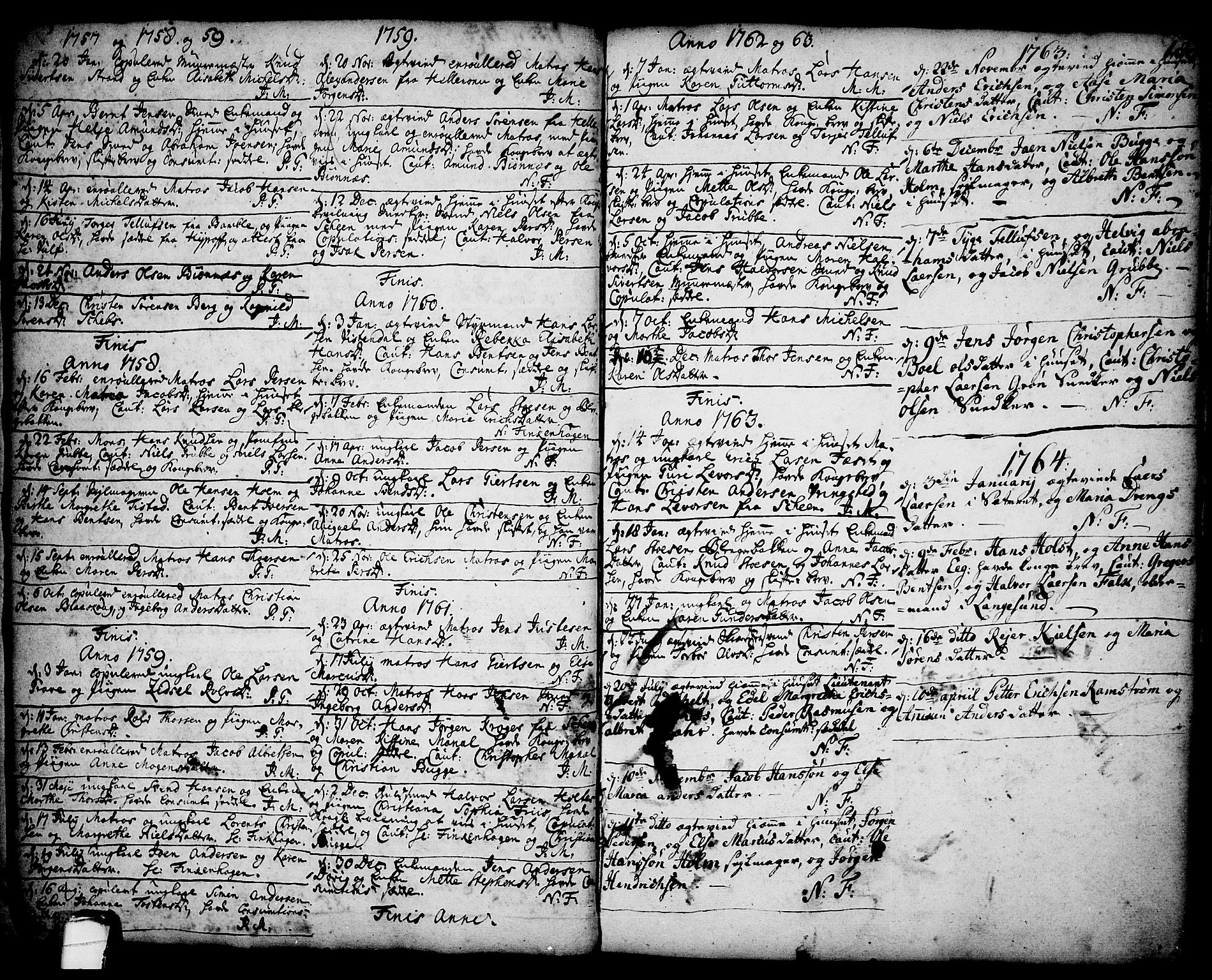 Brevik kirkebøker, SAKO/A-255/F/Fa/L0002: Parish register (official) no. 2, 1720-1764, p. 18