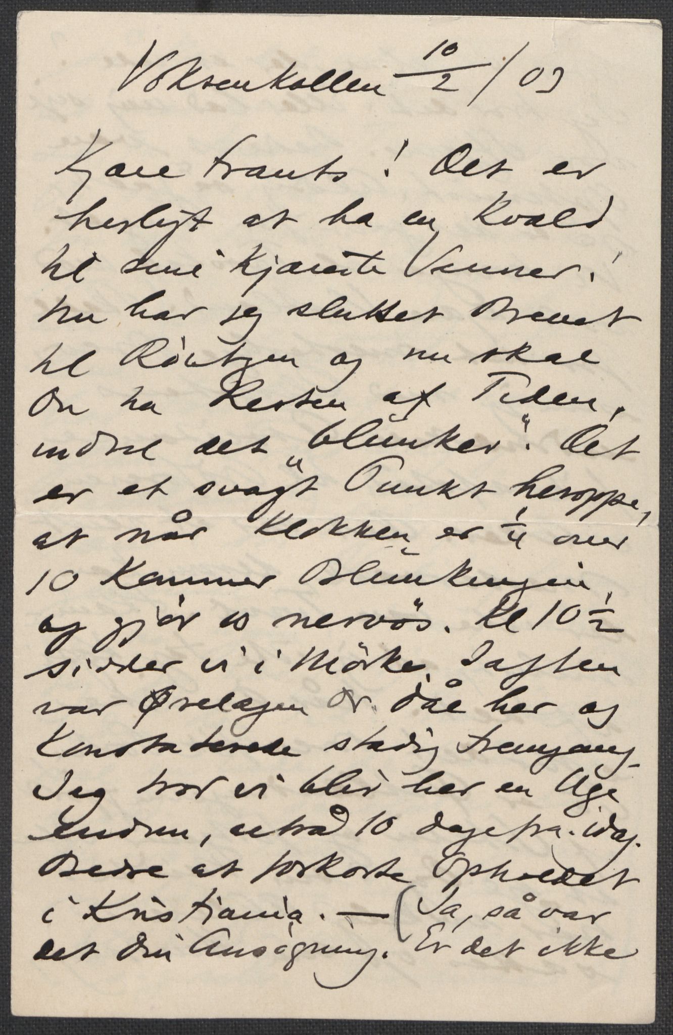 Beyer, Frants, AV/RA-PA-0132/F/L0001: Brev fra Edvard Grieg til Frantz Beyer og "En del optegnelser som kan tjene til kommentar til brevene" av Marie Beyer, 1872-1907, p. 692