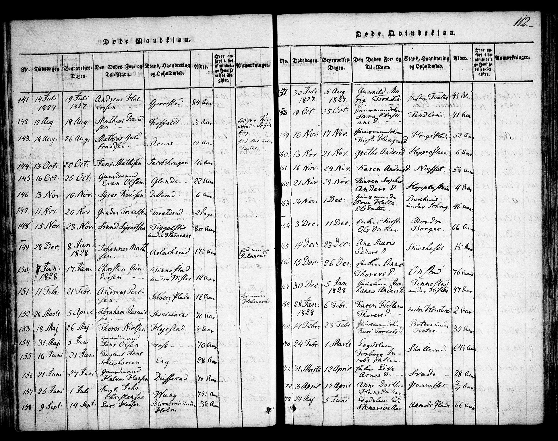 Skiptvet prestekontor Kirkebøker, AV/SAO-A-20009/F/Fa/L0005: Parish register (official) no. 5, 1814-1838, p. 112