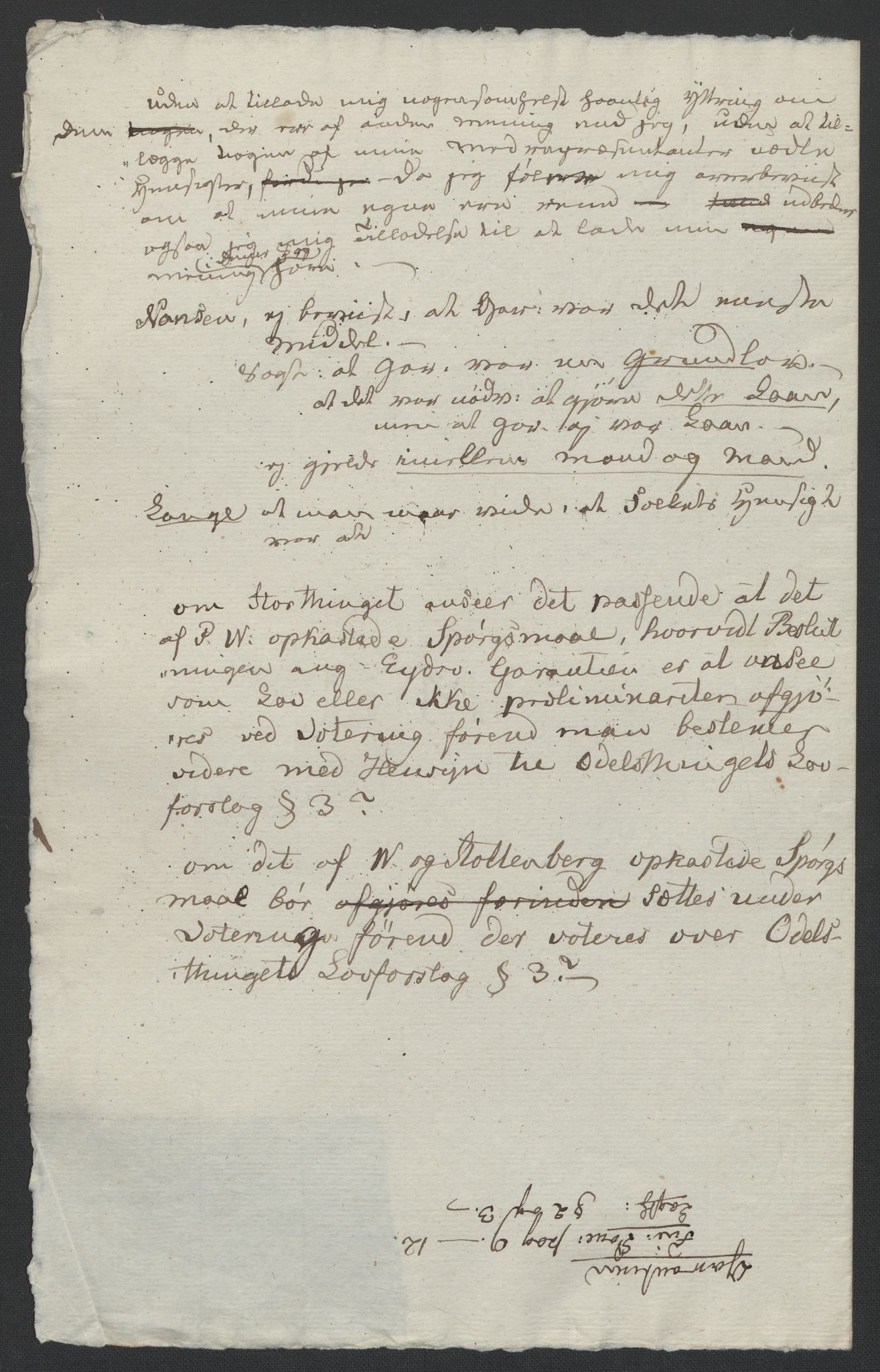 Christie, Wilhelm Frimann Koren, AV/RA-PA-0014/F/L0005: Christies dokumenter fra Stortinget, 1815-1816, p. 516