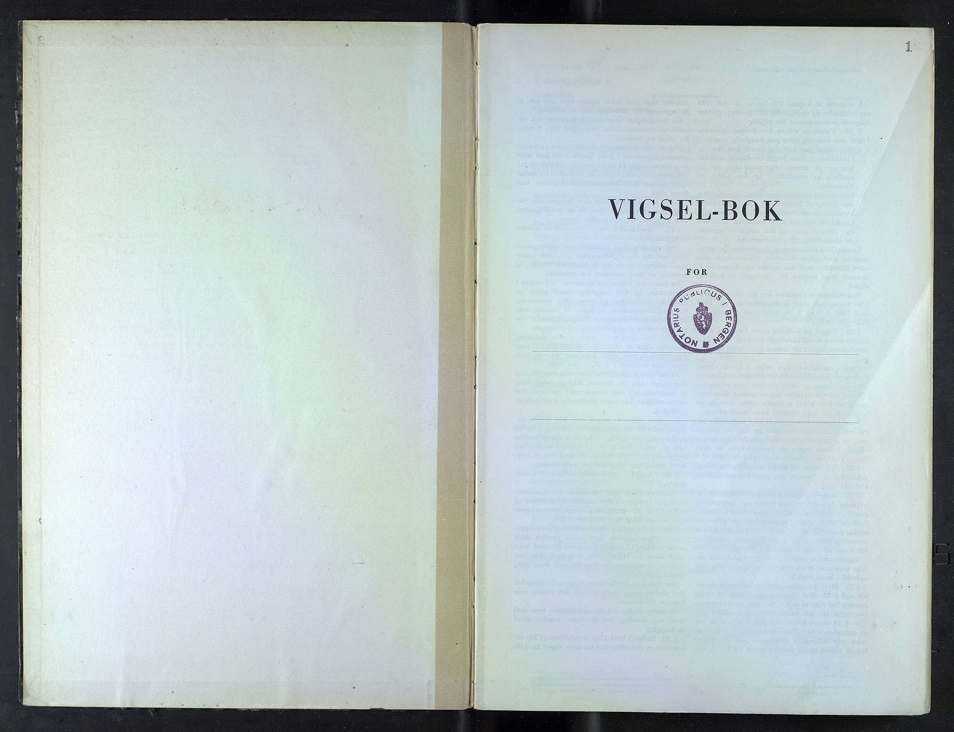 Byfogd og Byskriver i Bergen, SAB/A-3401/10/10F/L0045: Vielsesprotokoller, 1949-1950, p. 1