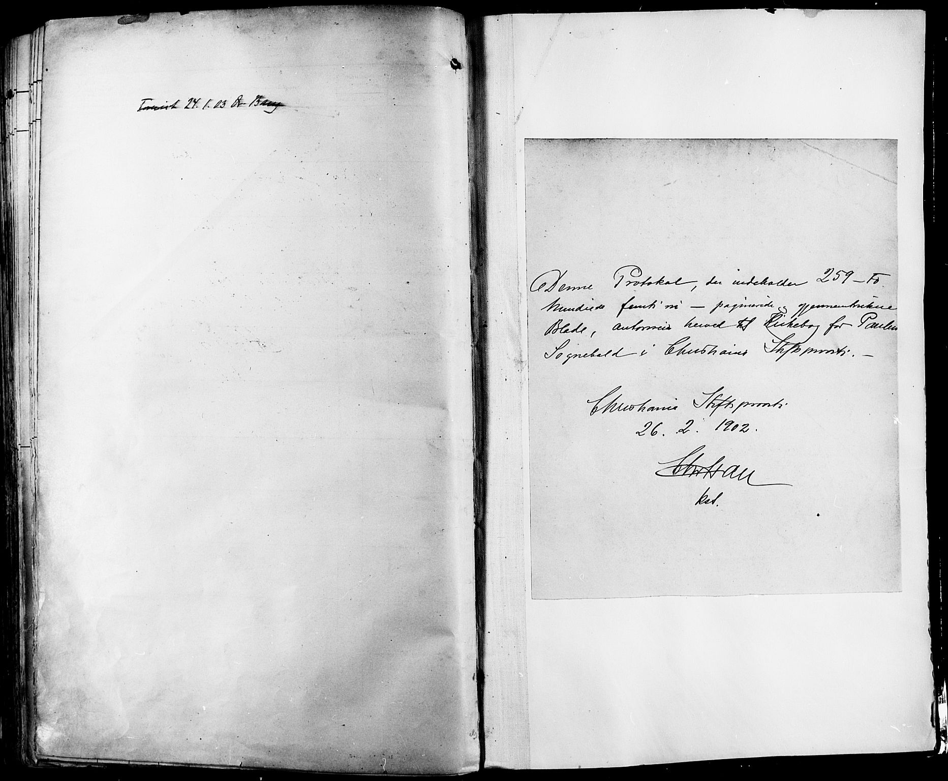 Paulus prestekontor Kirkebøker, SAO/A-10871/F/Fa/L0016: Parish register (official) no. 16, 1902-1906
