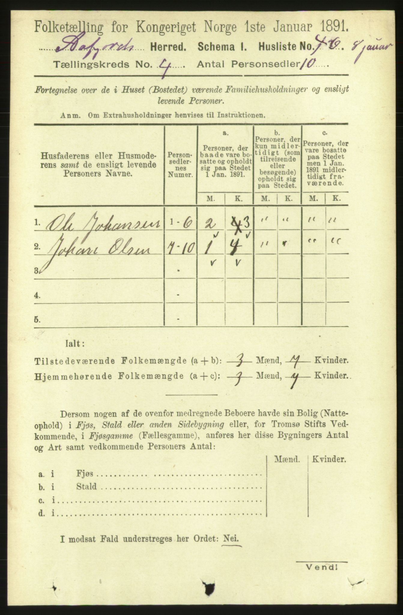 RA, 1891 census for 1630 Åfjord, 1891, p. 787