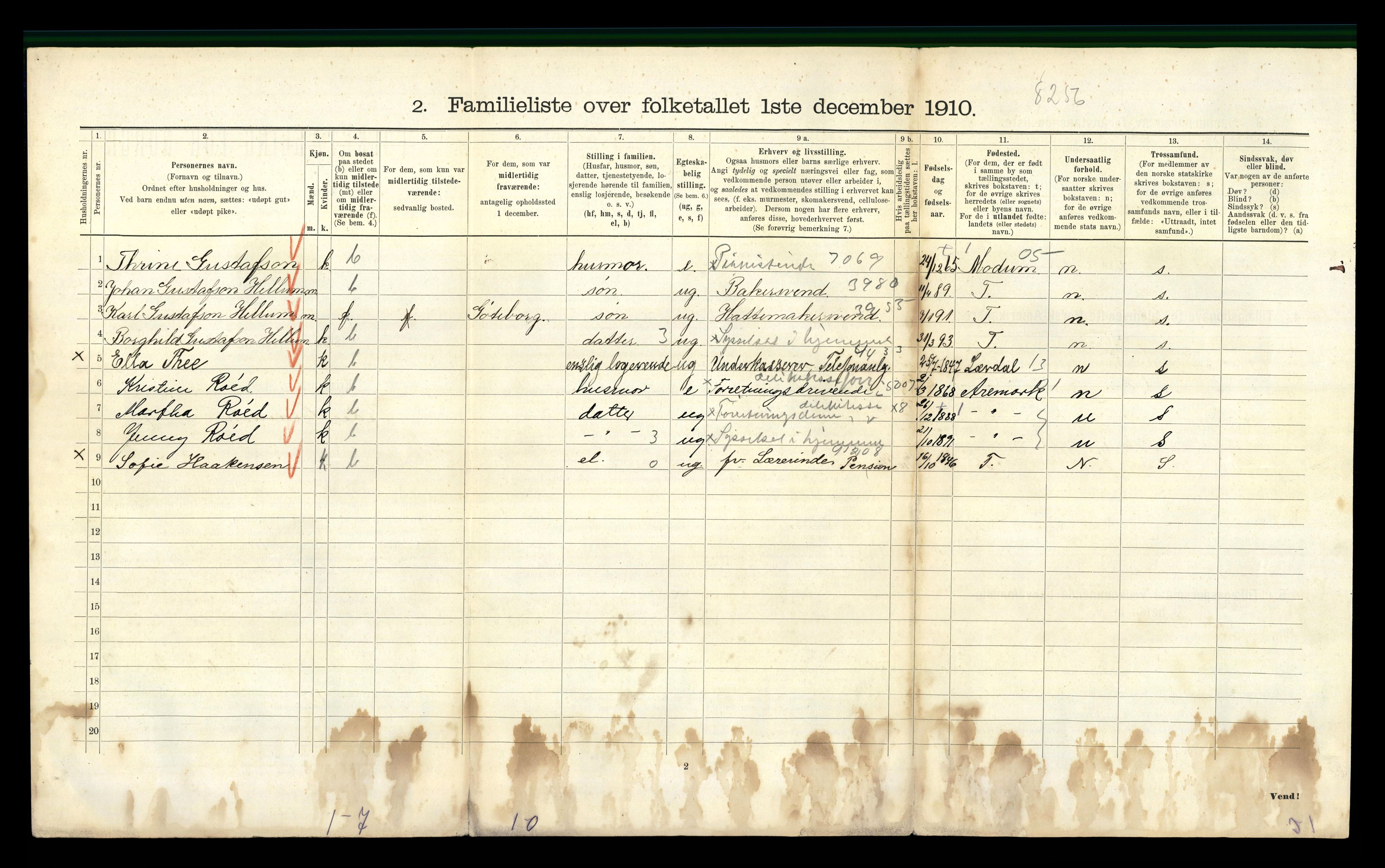 RA, 1910 census for Kristiania, 1910, p. 76504