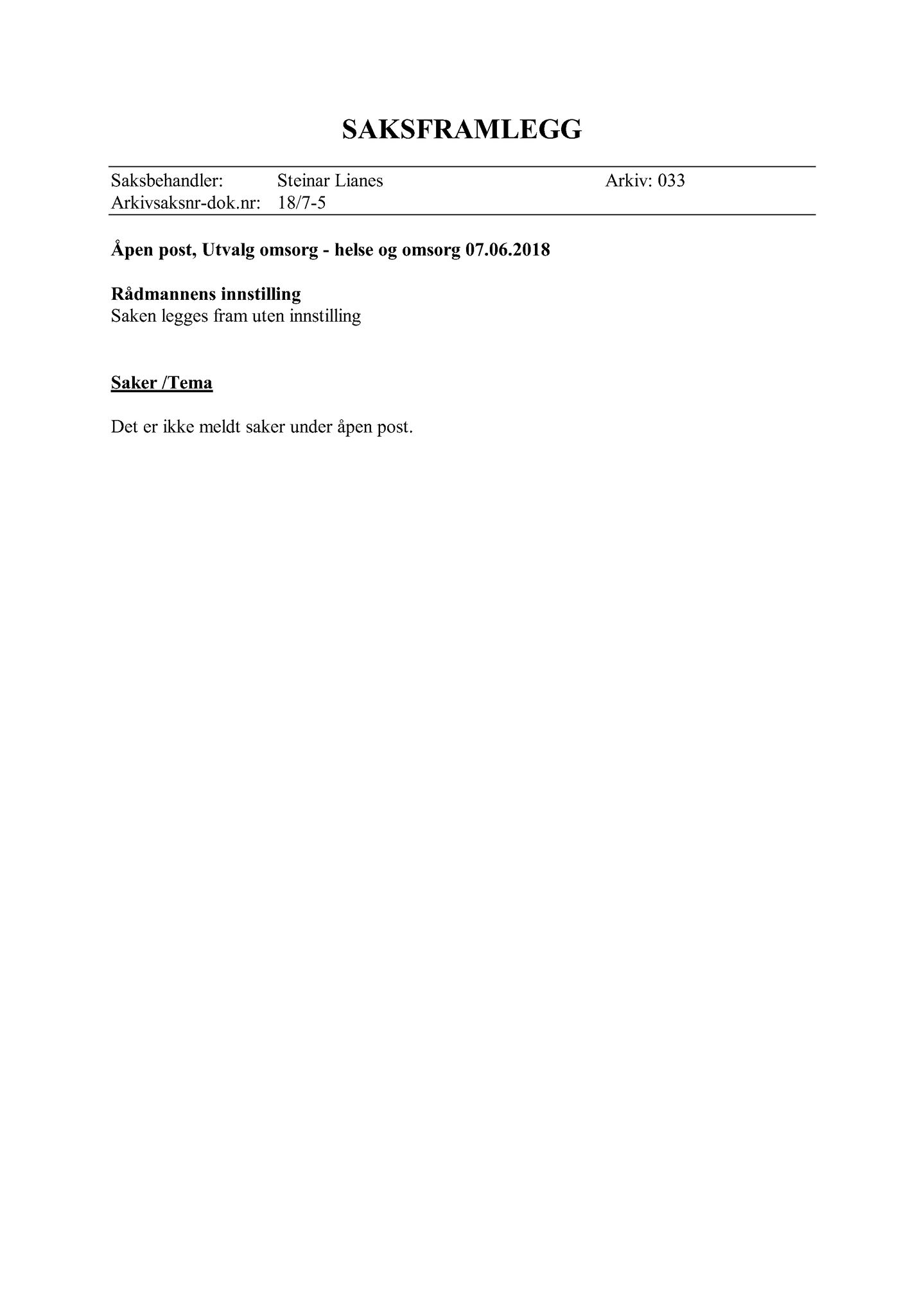 Klæbu Kommune, TRKO/KK/05-UOm/L009: Utvalg for omsorg - Møtedokumenter, 2018, p. 142