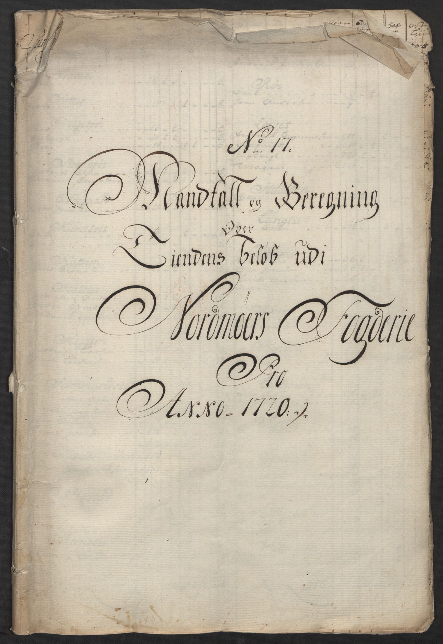 Rentekammeret inntil 1814, Reviderte regnskaper, Fogderegnskap, RA/EA-4092/R56/L3753: Fogderegnskap Nordmøre, 1720, p. 361
